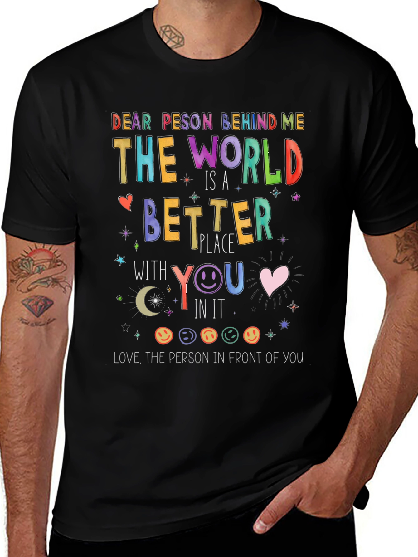 Inspirational Graphic T-Shirt - Kind Message