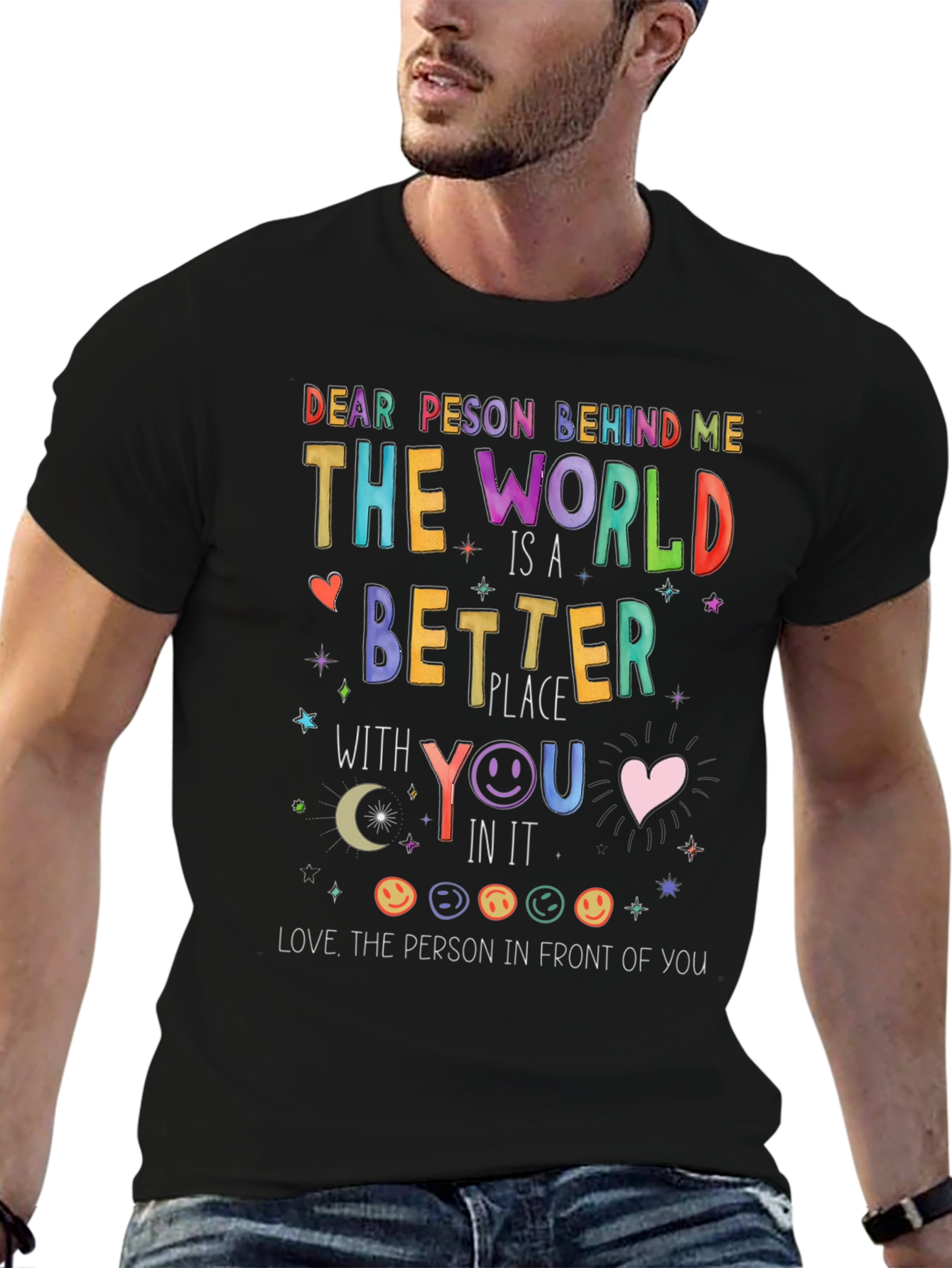 Inspirational Graphic T-Shirt - Kind Message