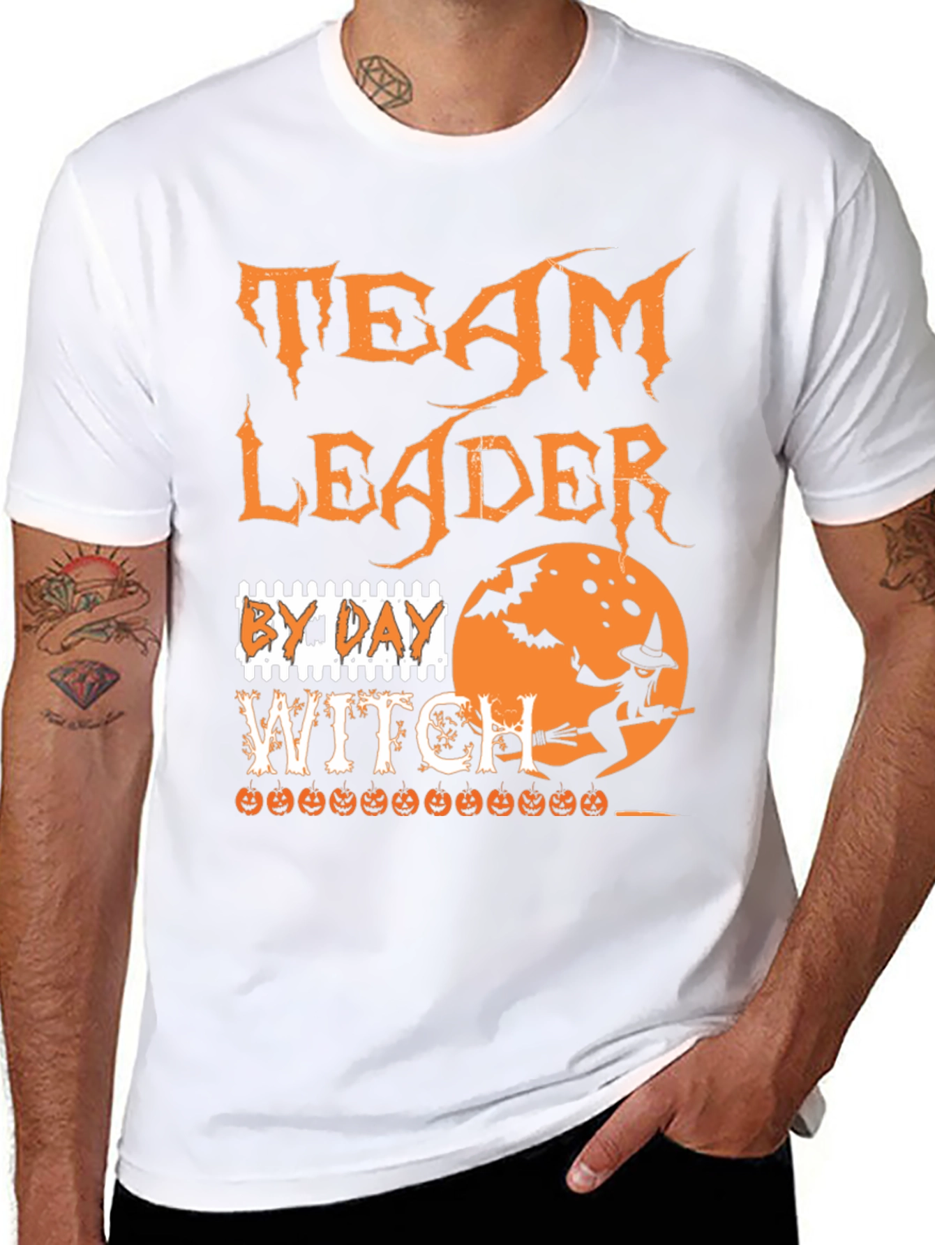 Team Leader By Day Witch Halloween T-Shirt