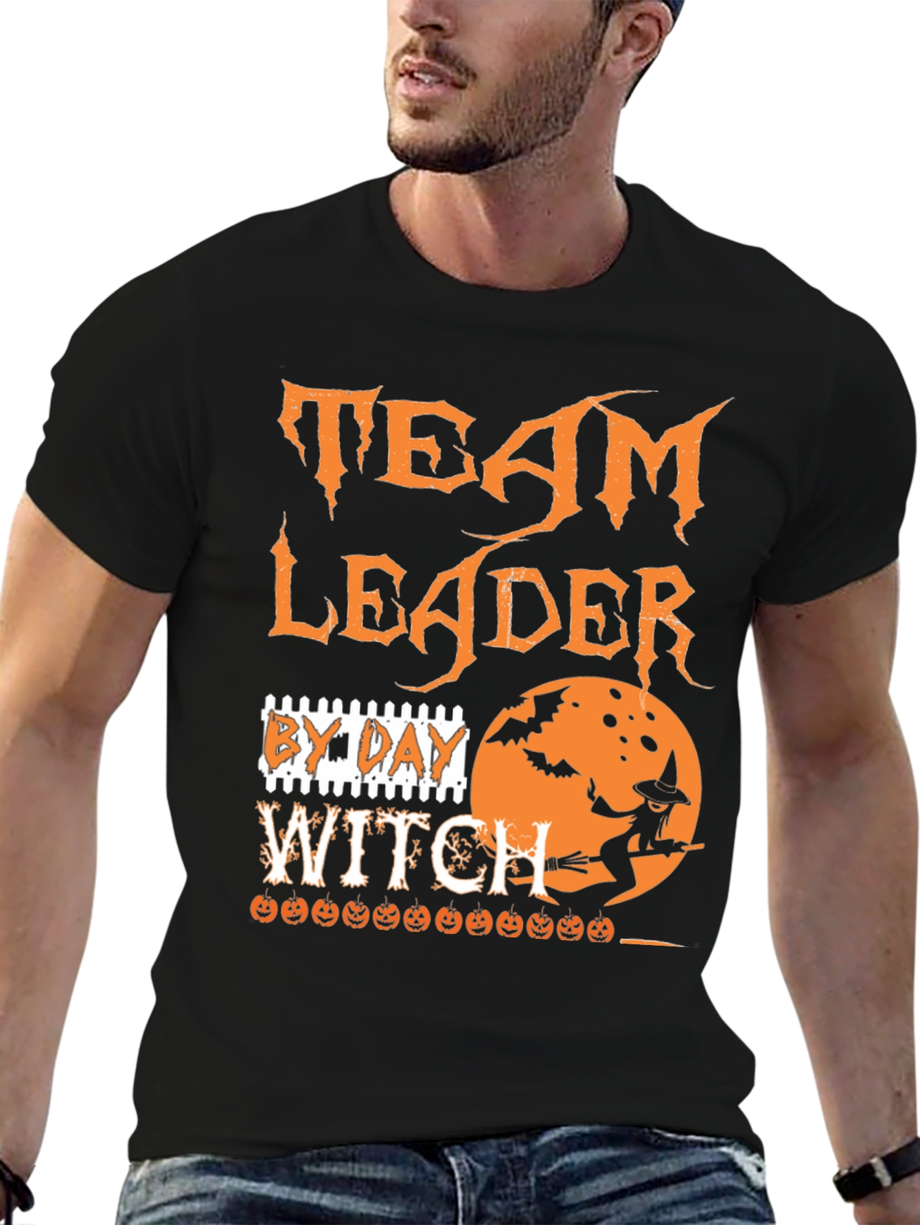 Team Leader By Day Witch Halloween T-Shirt