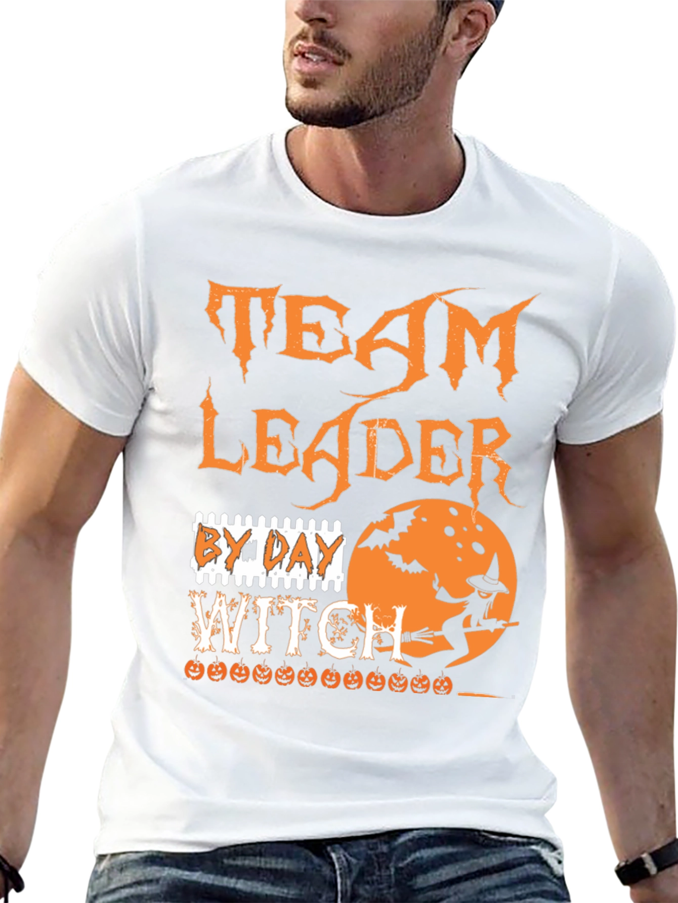 Team Leader By Day Witch Halloween T-Shirt