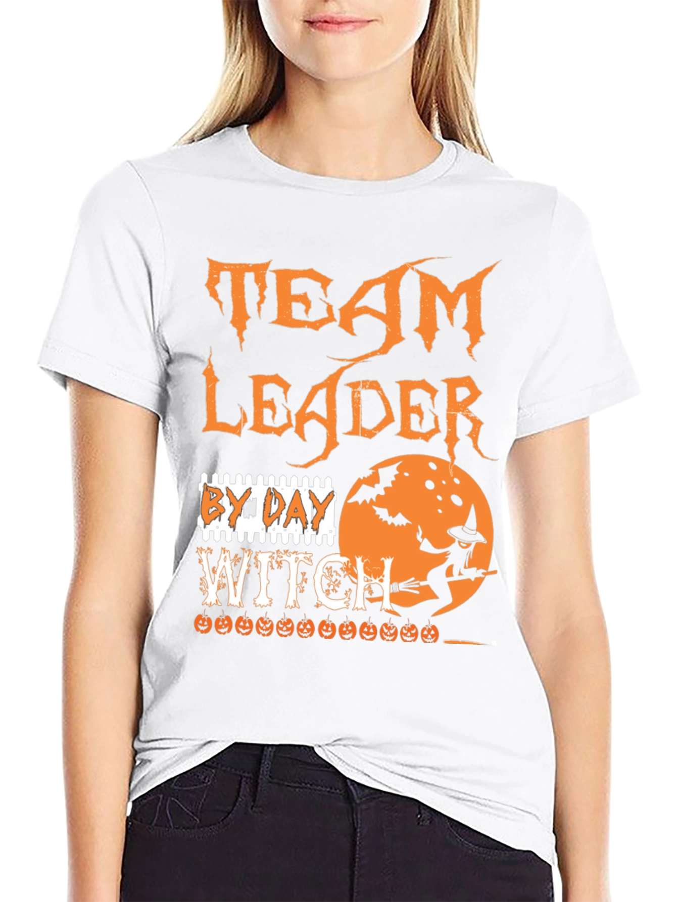Team Leader By Day Witch Halloween T-Shirt