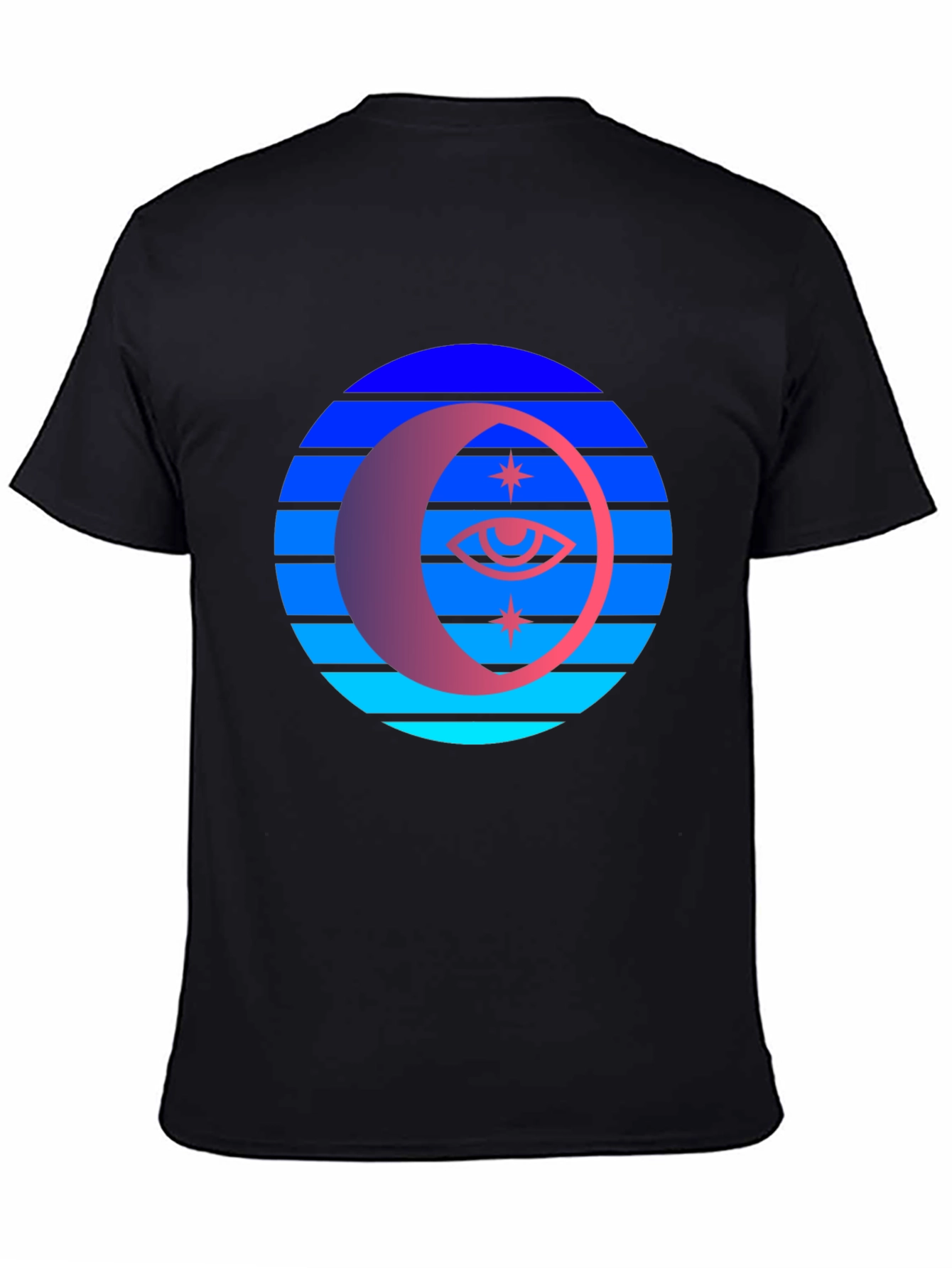 Retro Moon Eye T-Shirt - Unisex Graphic Tee