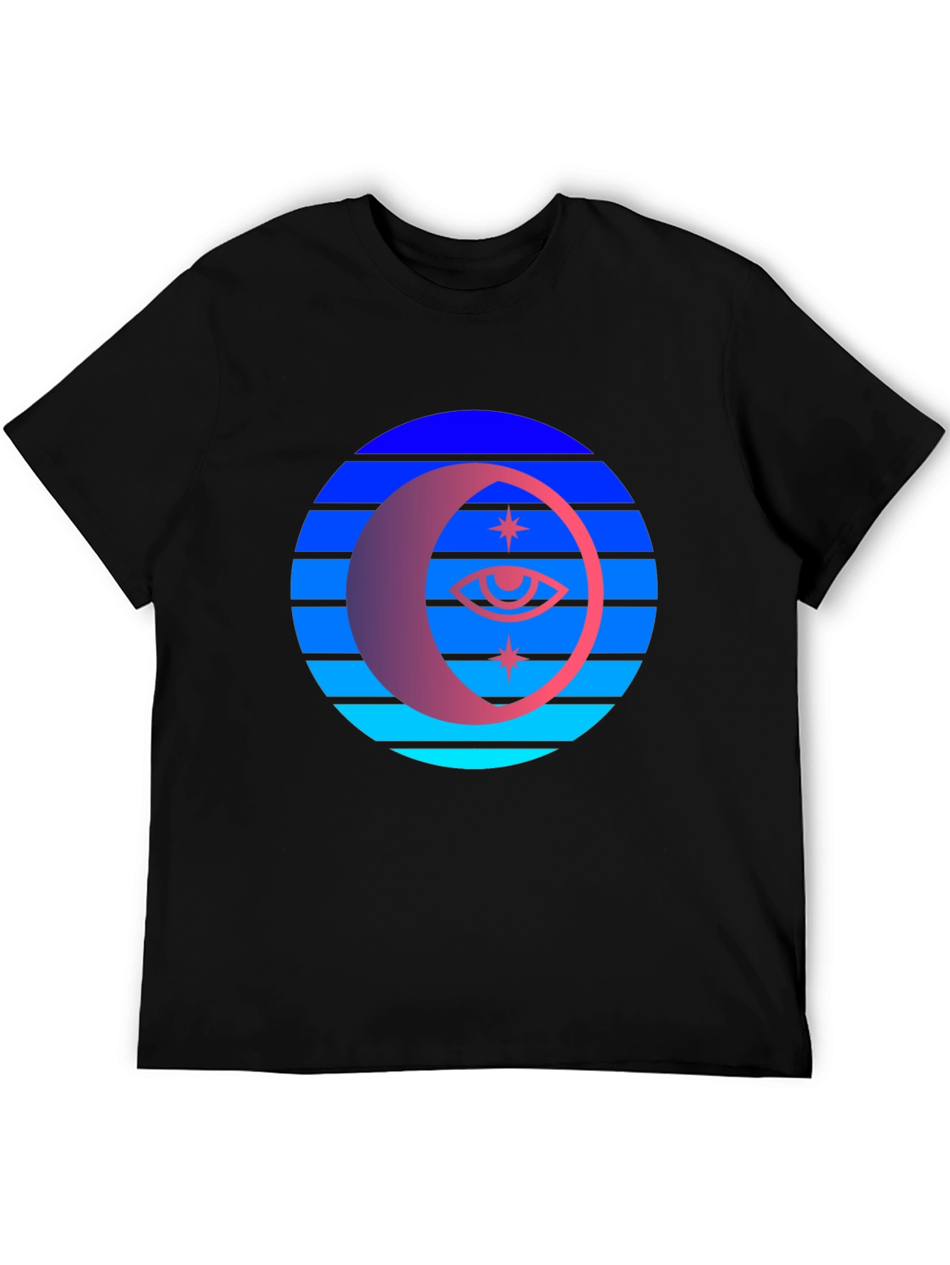 Retro Moon Eye T-Shirt - Unisex Graphic Tee