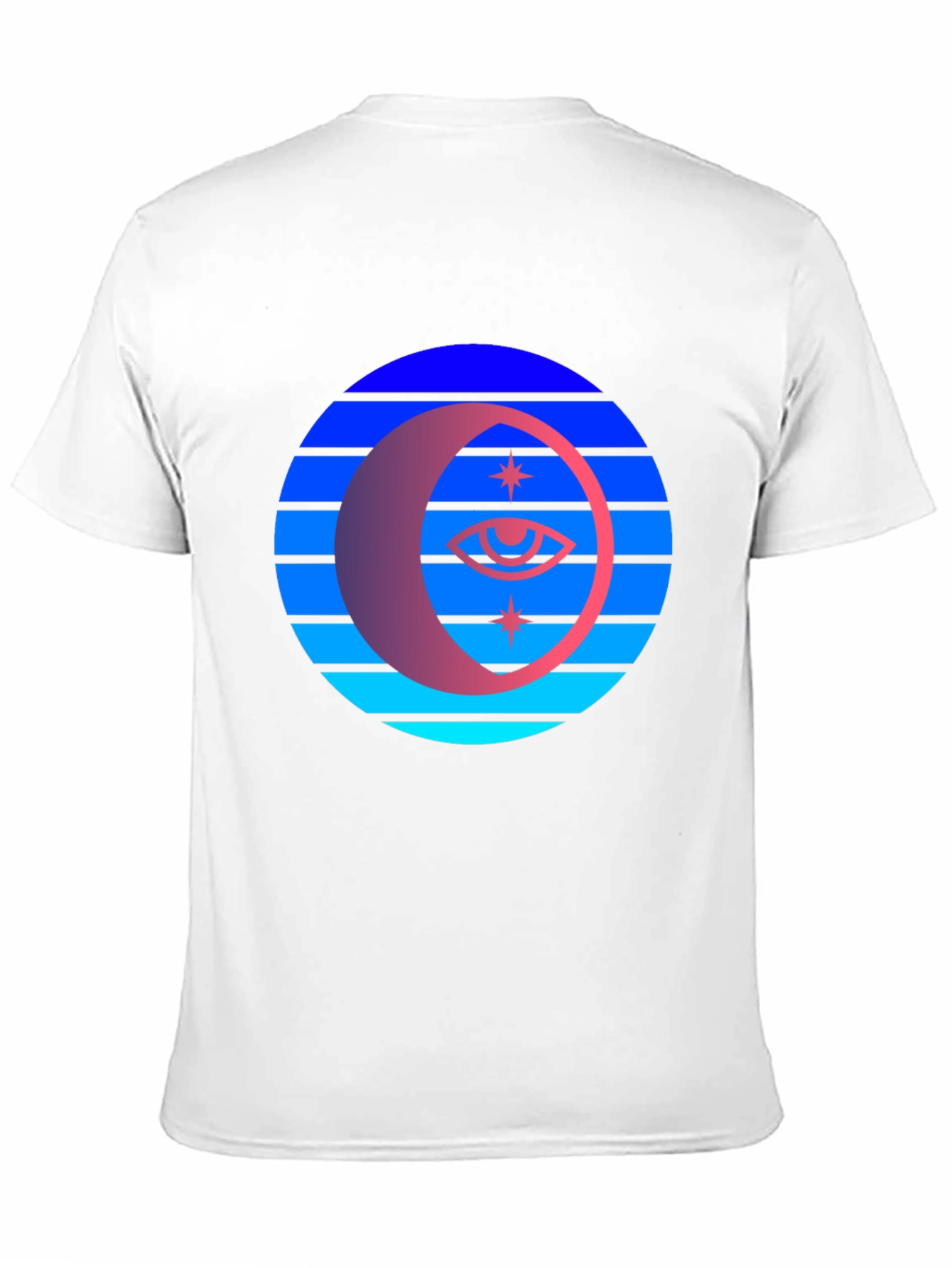 Retro Moon Eye T-Shirt - Unisex Graphic Tee