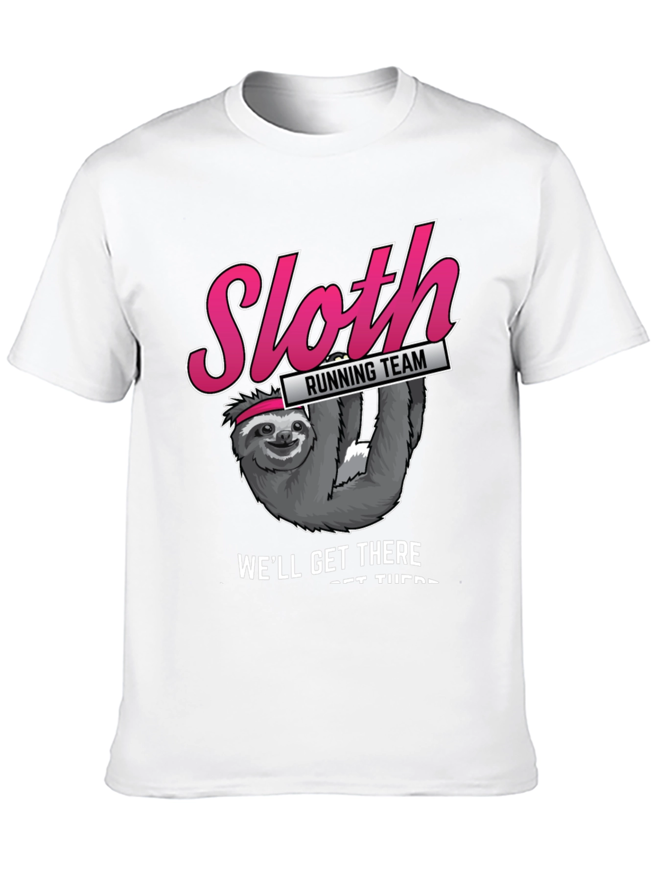 Sloth Running Team T-Shirt - Funny Workout Tee
