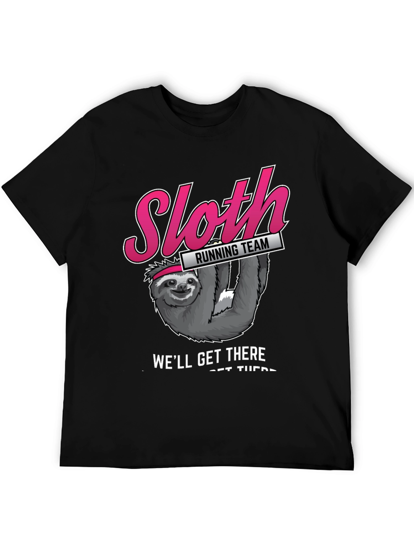 Sloth Running Team T-Shirt - Funny Workout Tee