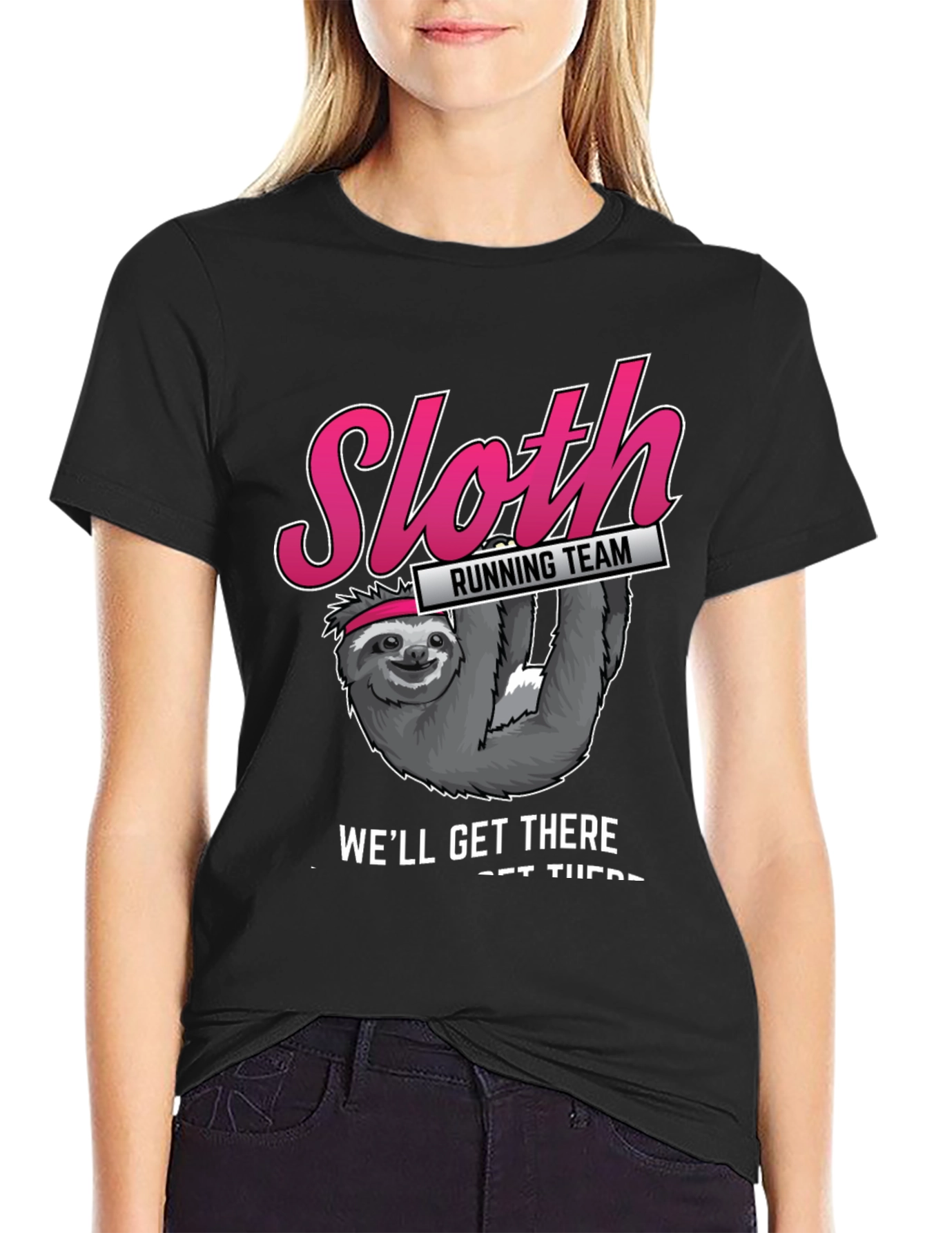 Sloth Running Team T-Shirt - Funny Workout Tee