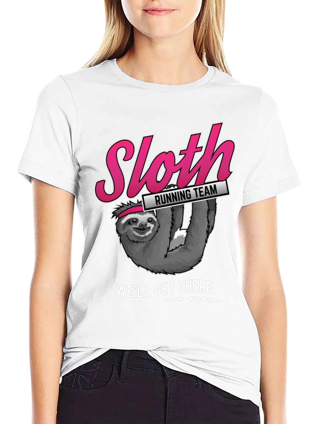 Sloth Running Team T-Shirt - Funny Workout Tee