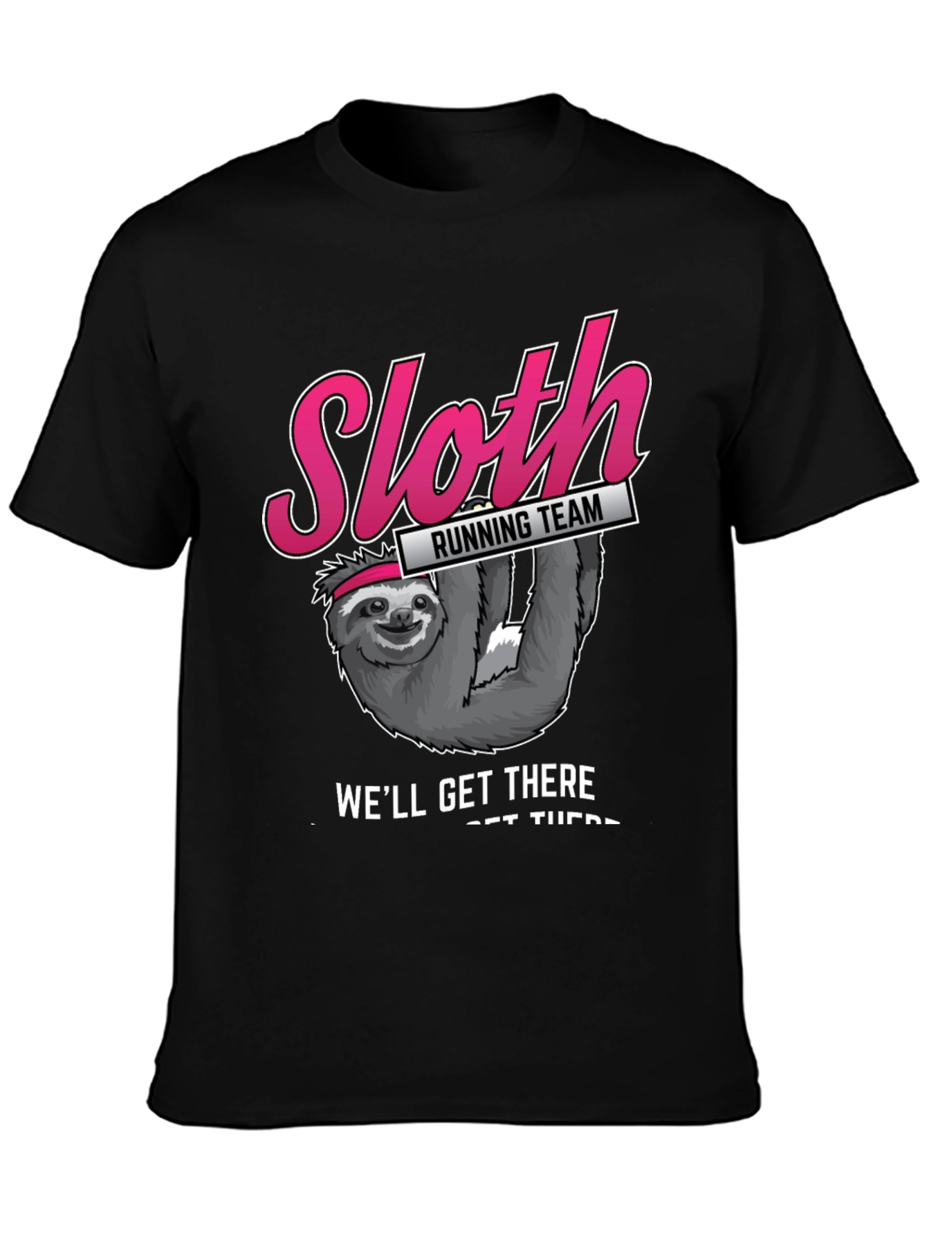 Sloth Running Team T-Shirt - Funny Workout Tee