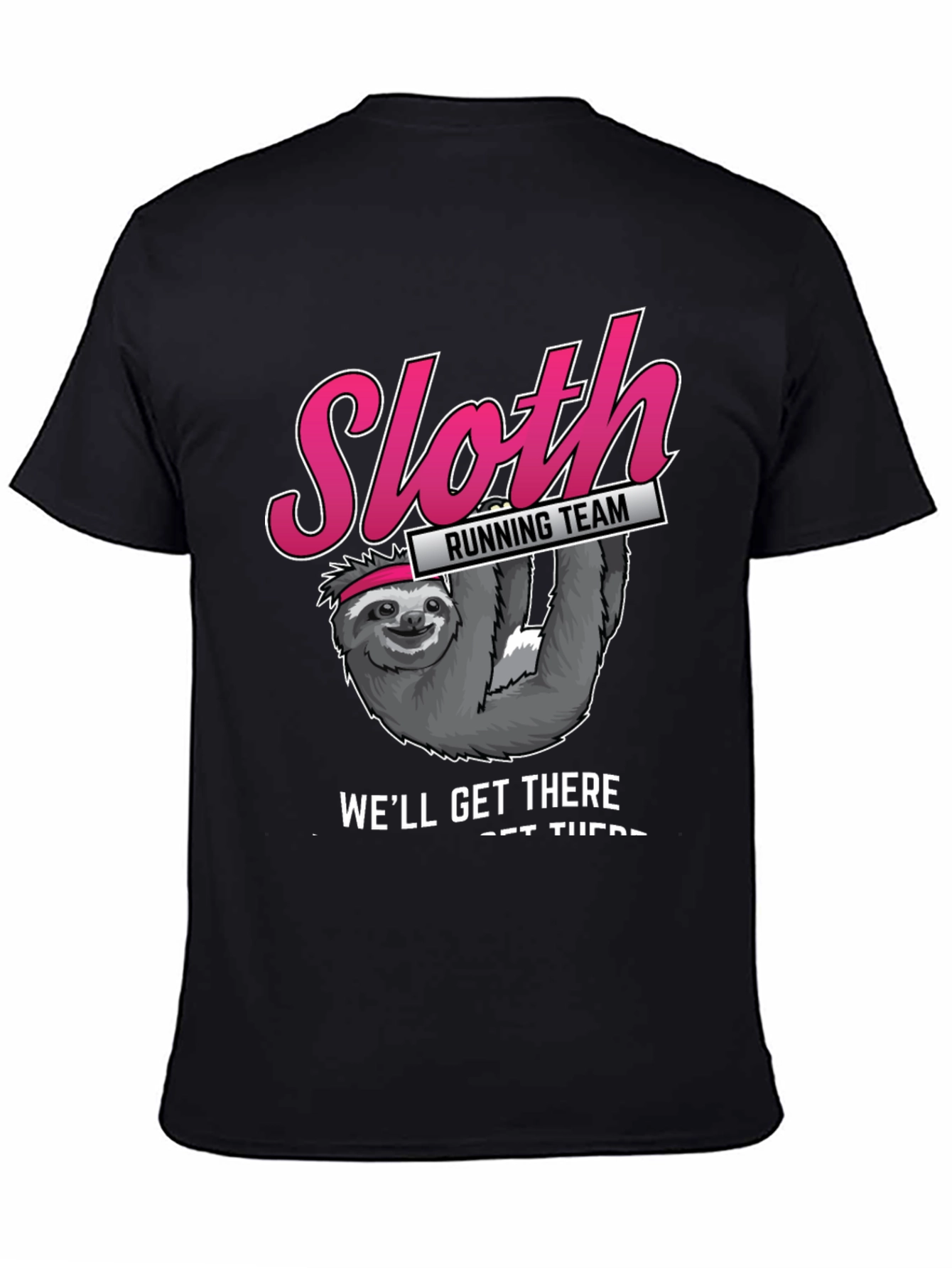 Sloth Running Team T-Shirt - Funny Workout Tee
