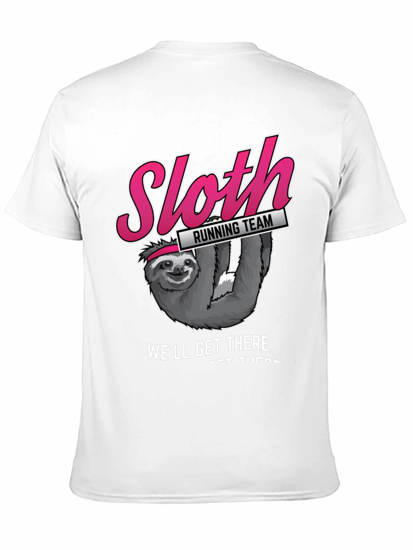 Sloth Running Team T-Shirt - Funny Workout Tee