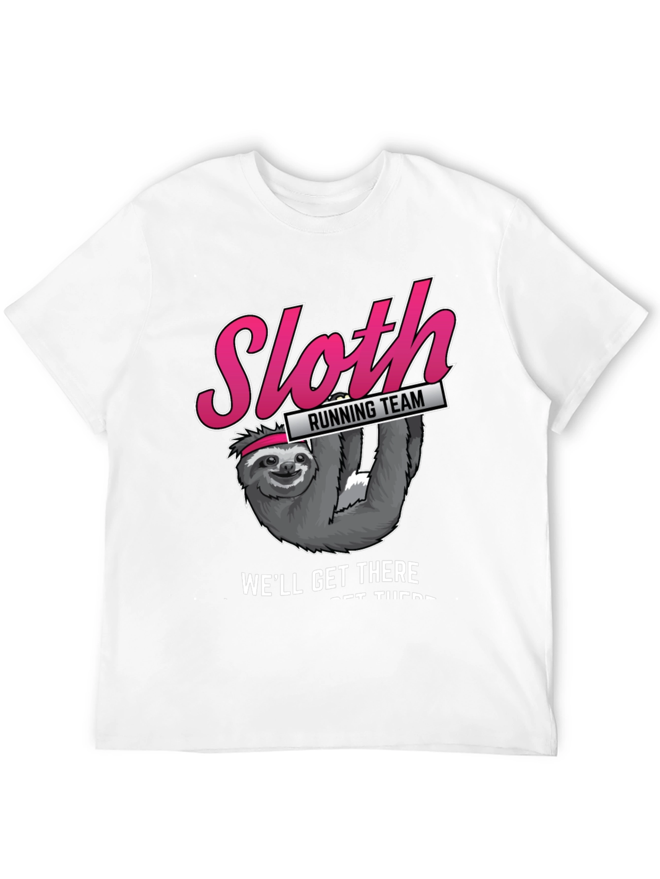 Sloth Running Team T-Shirt - Funny Workout Tee