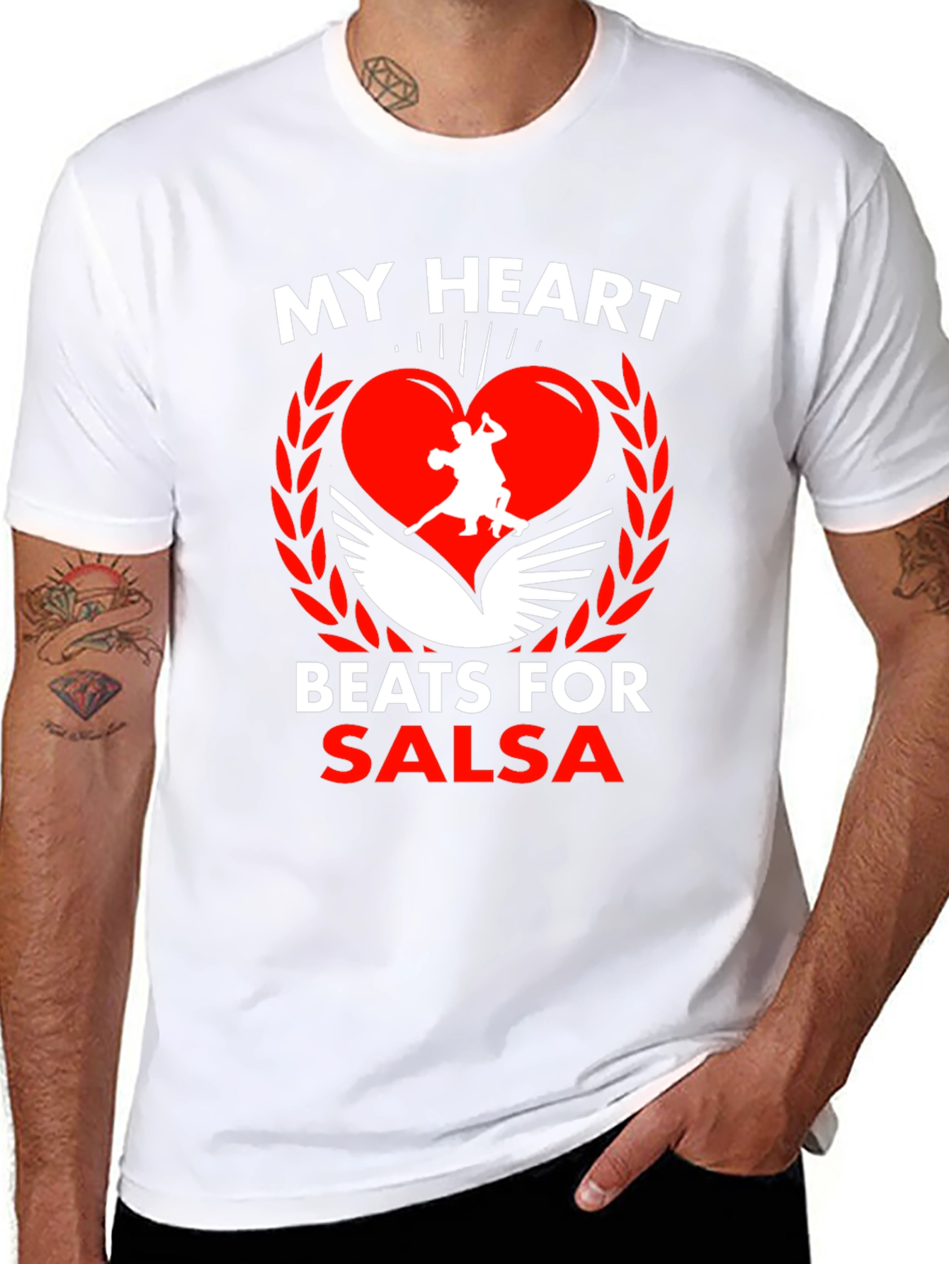 Salsa Dance Heartbeat T-Shirt
