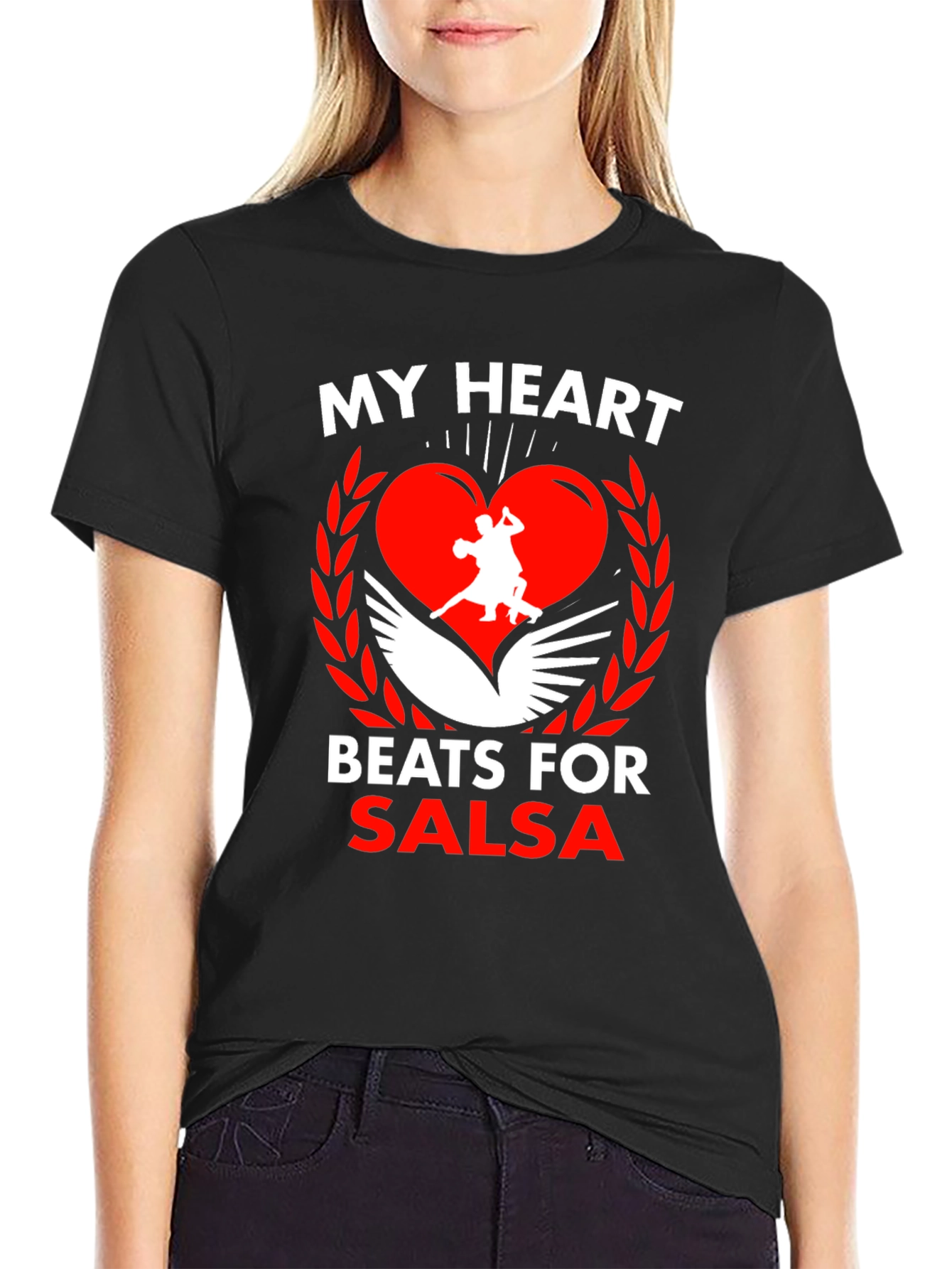 Salsa Dance Heartbeat T-Shirt