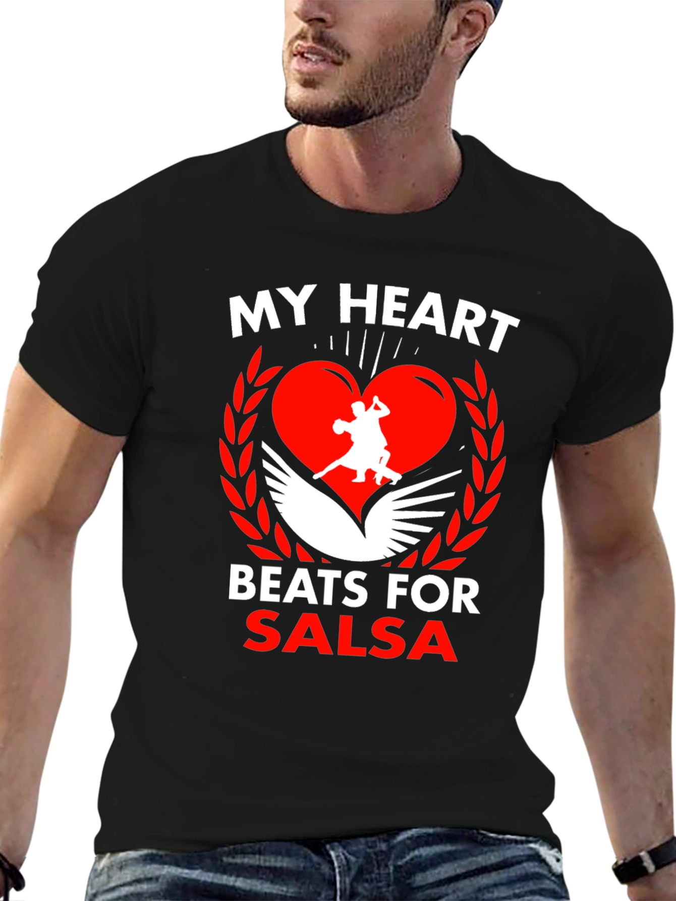 Salsa Dance Heartbeat T-Shirt