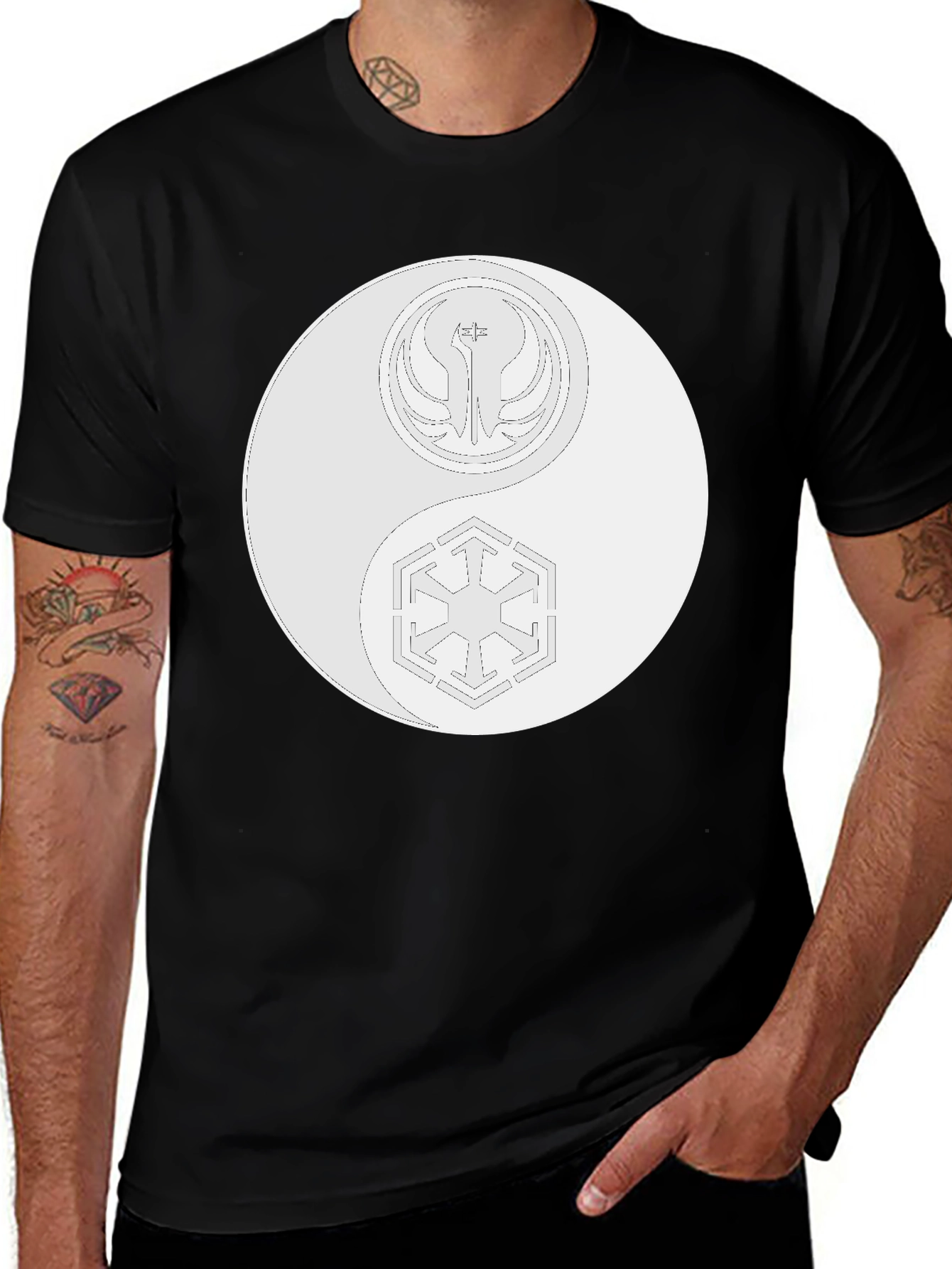 Yin Yang Star Wars T-Shirt