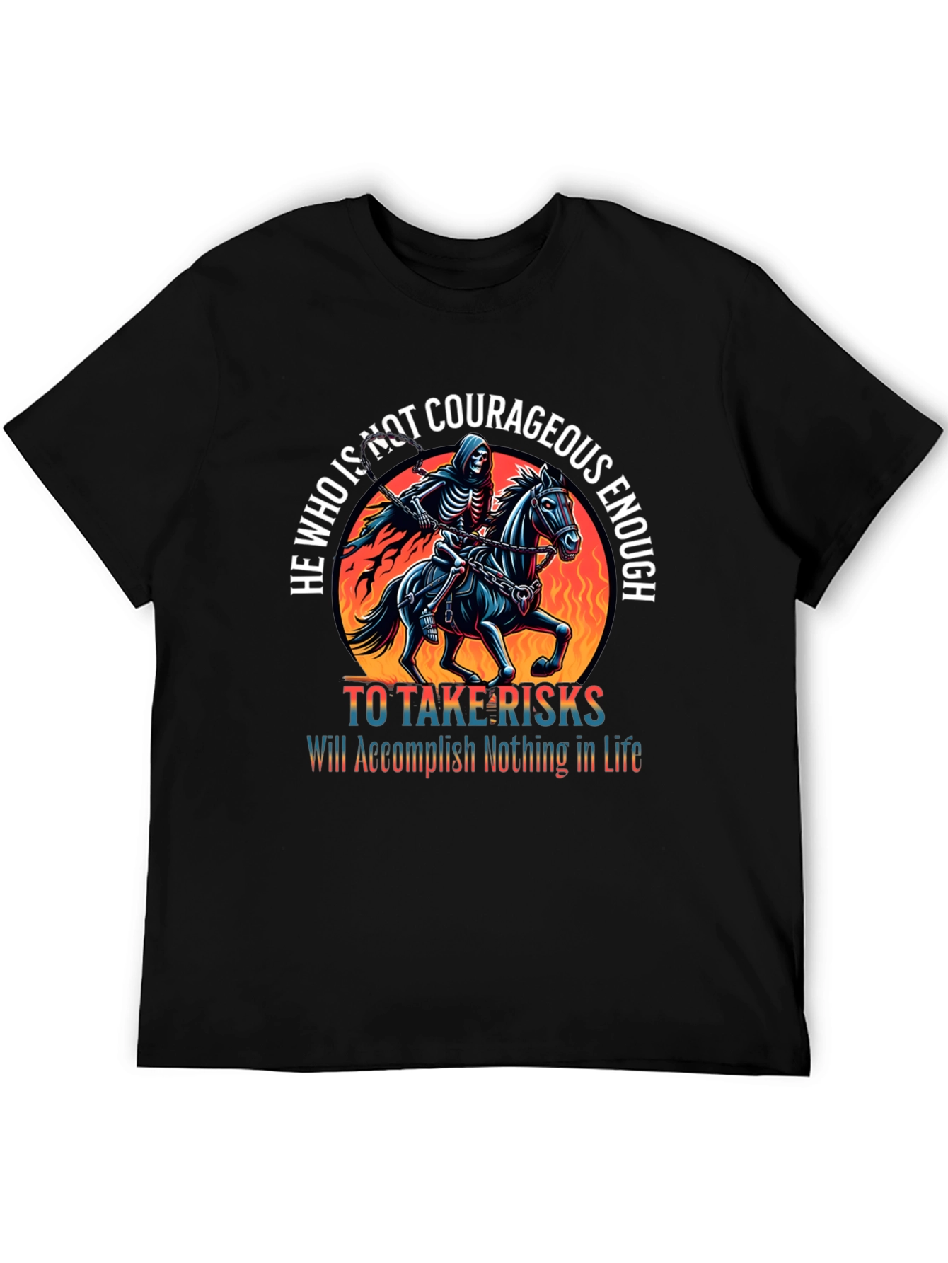Courageous Reaper Rider Graphic Tee
