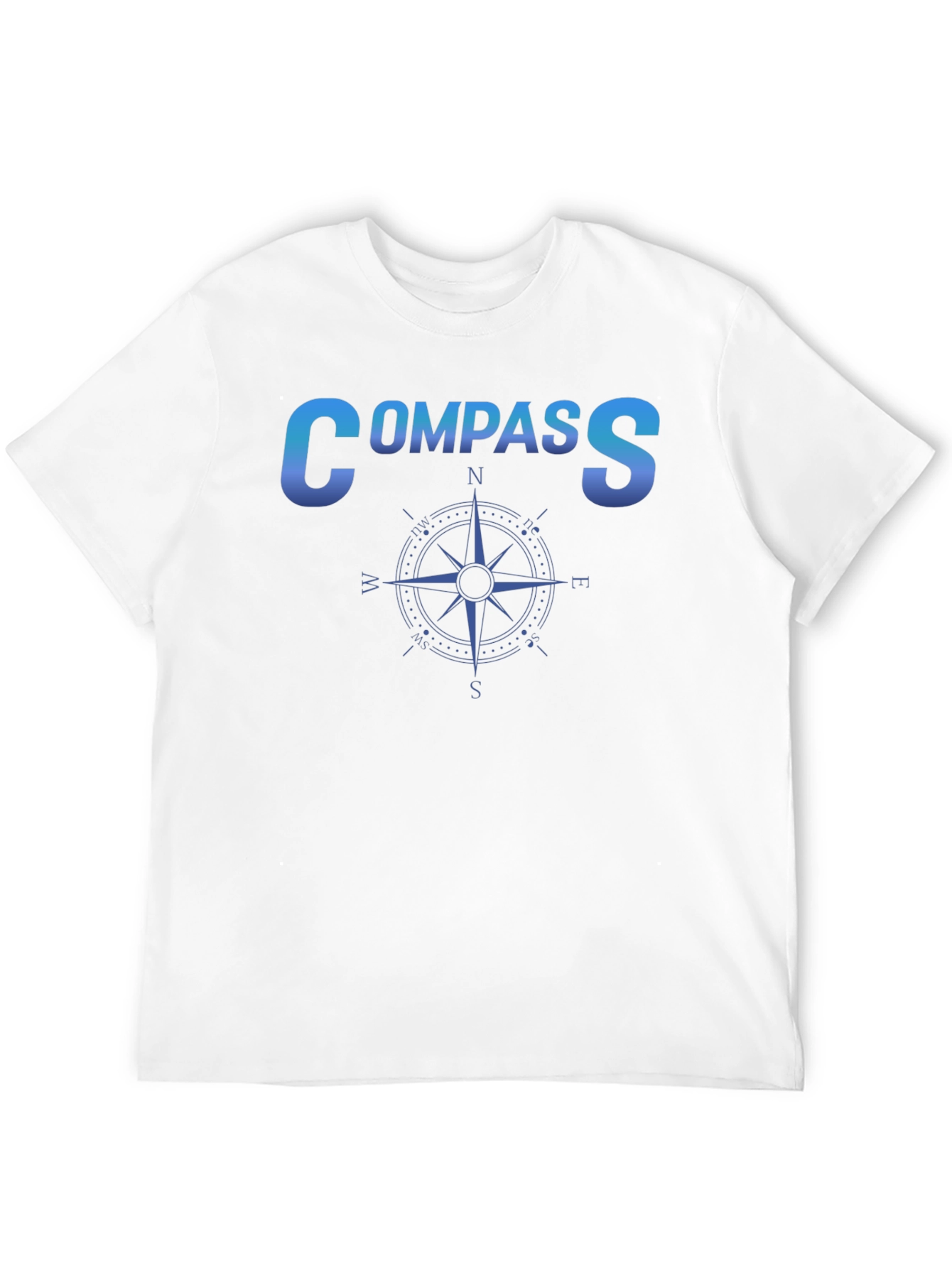 Compass Graphic Black T-Shirt - Travel & Adventure Ready