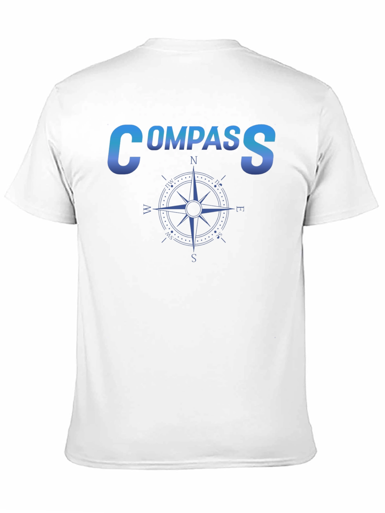 Compass Graphic Black T-Shirt - Travel & Adventure Ready