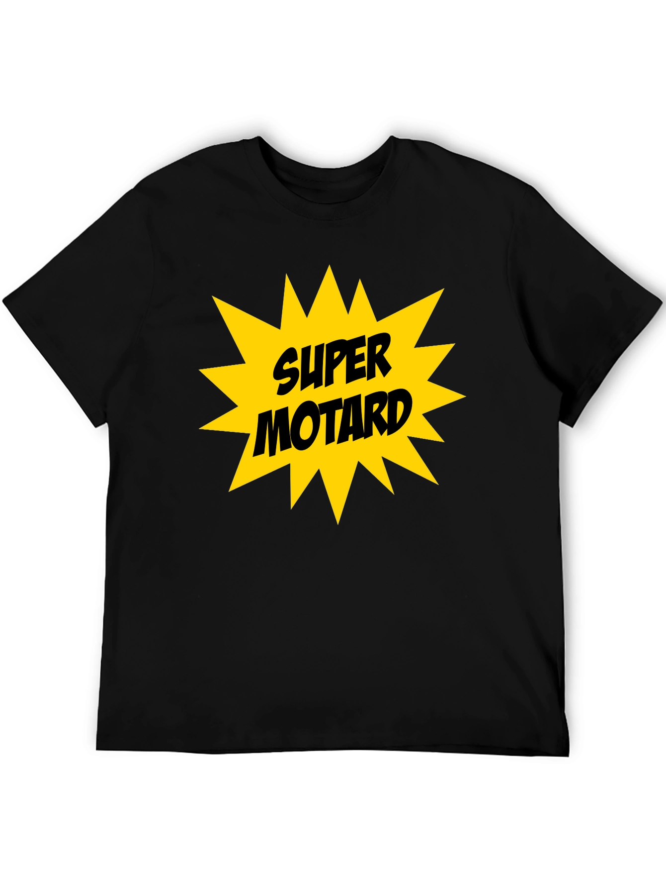 Super Motard T-Shirt - Black Graphic Tee