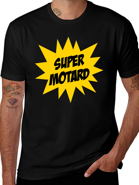 Super Motard T-Shirt - Black Graphic Tee