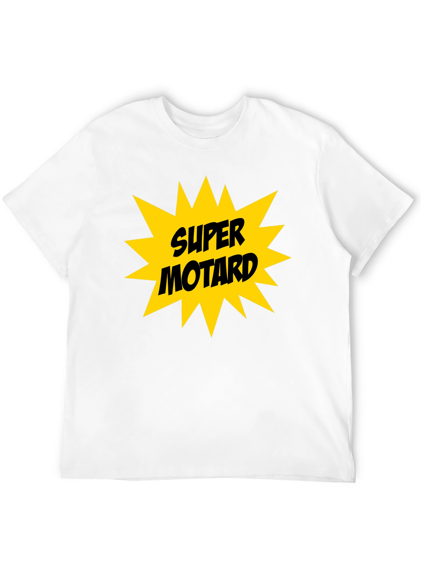 Super Motard T-Shirt - Black Graphic Tee