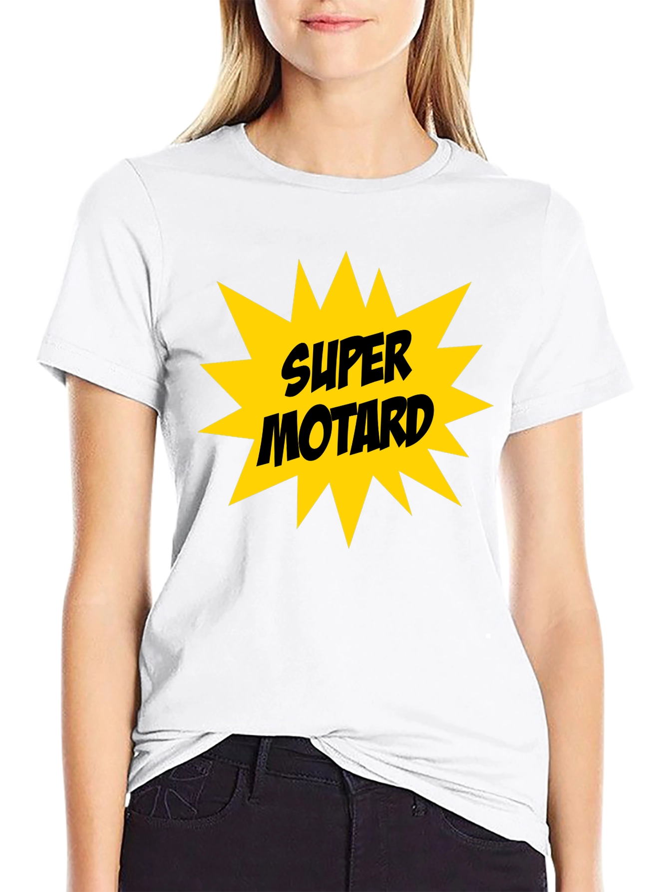 Super Motard T-Shirt - Black Graphic Tee