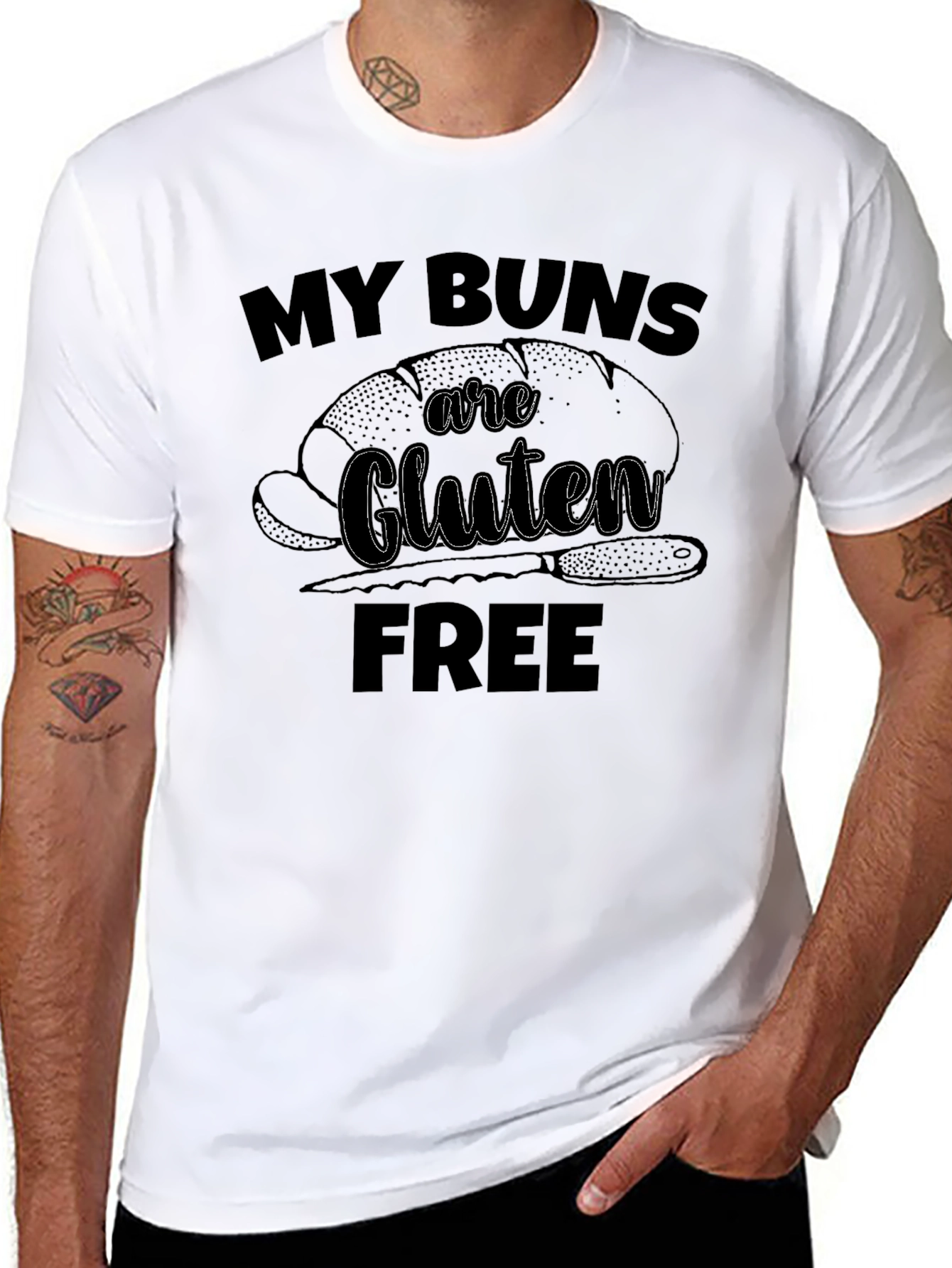 My Buns Are Gluten Free Graphic Tee