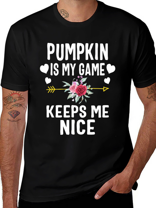 Pumpkin Is My Game T-Shirt - Fall Graphic Tee