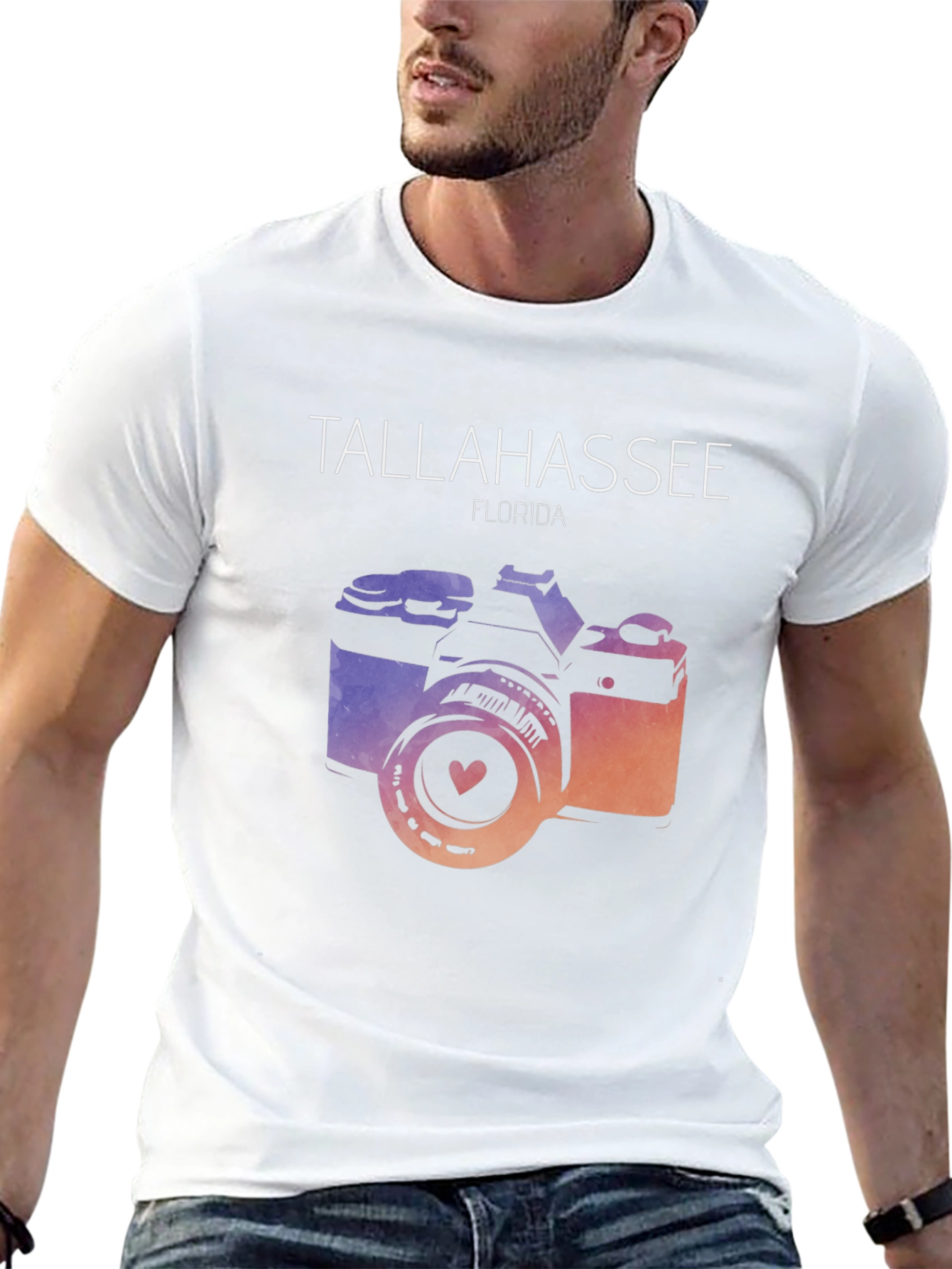 Tallahassee Florida Camera Graphic Tee