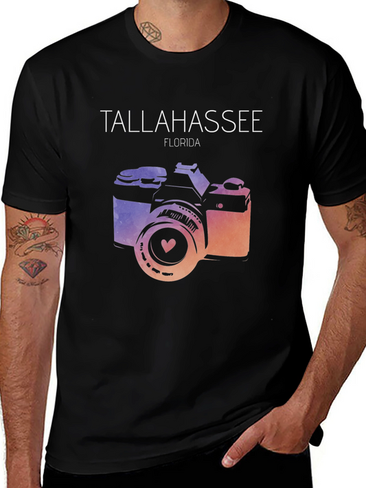 Tallahassee Florida Camera Graphic Tee