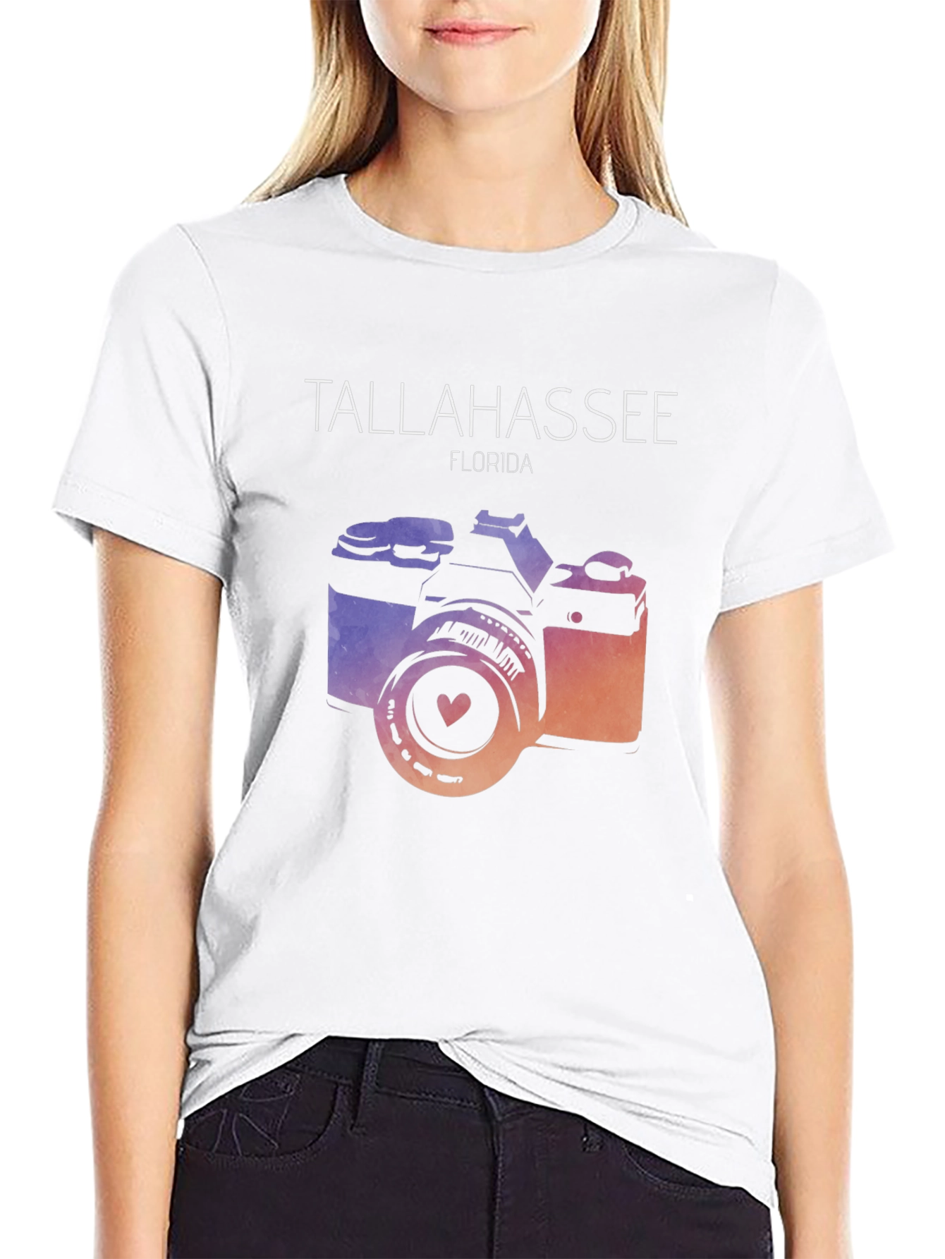 Tallahassee Florida Camera Graphic Tee