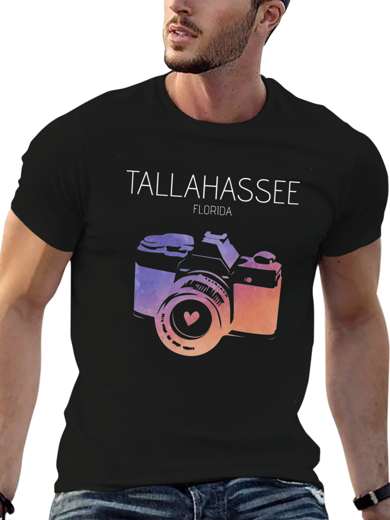 Tallahassee Florida Camera Graphic Tee