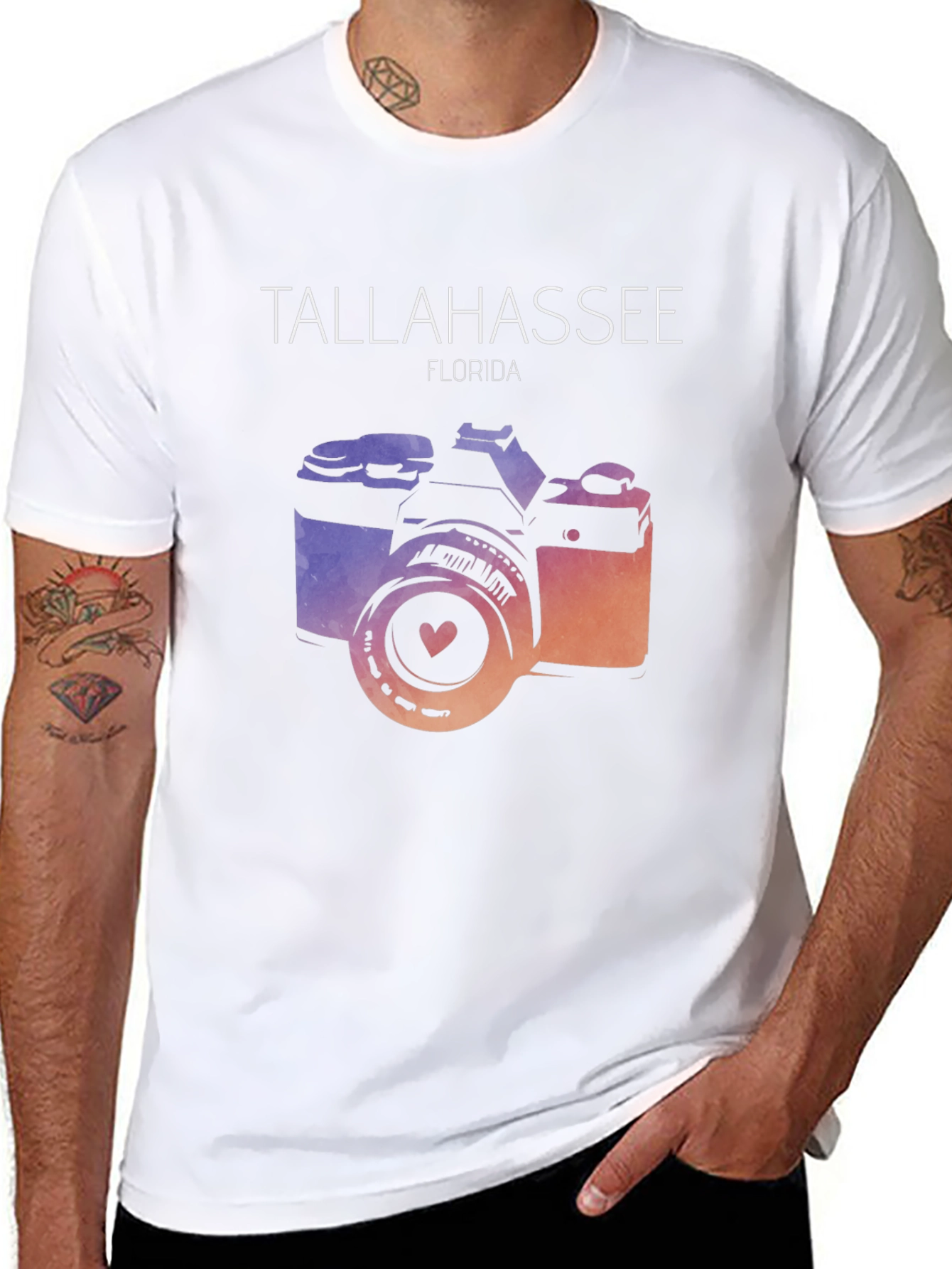 Tallahassee Florida Camera Graphic Tee