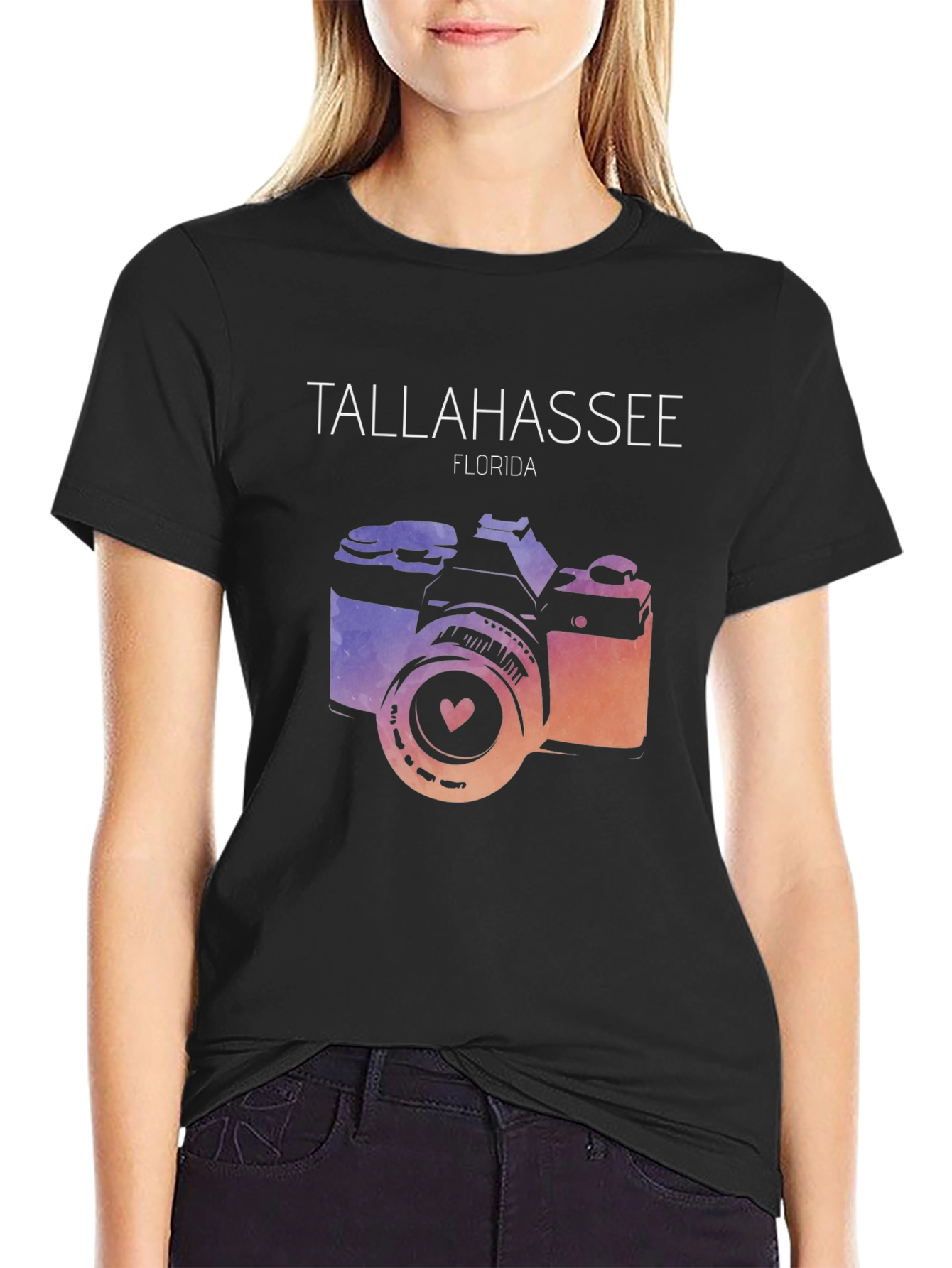 Tallahassee Florida Camera Graphic Tee