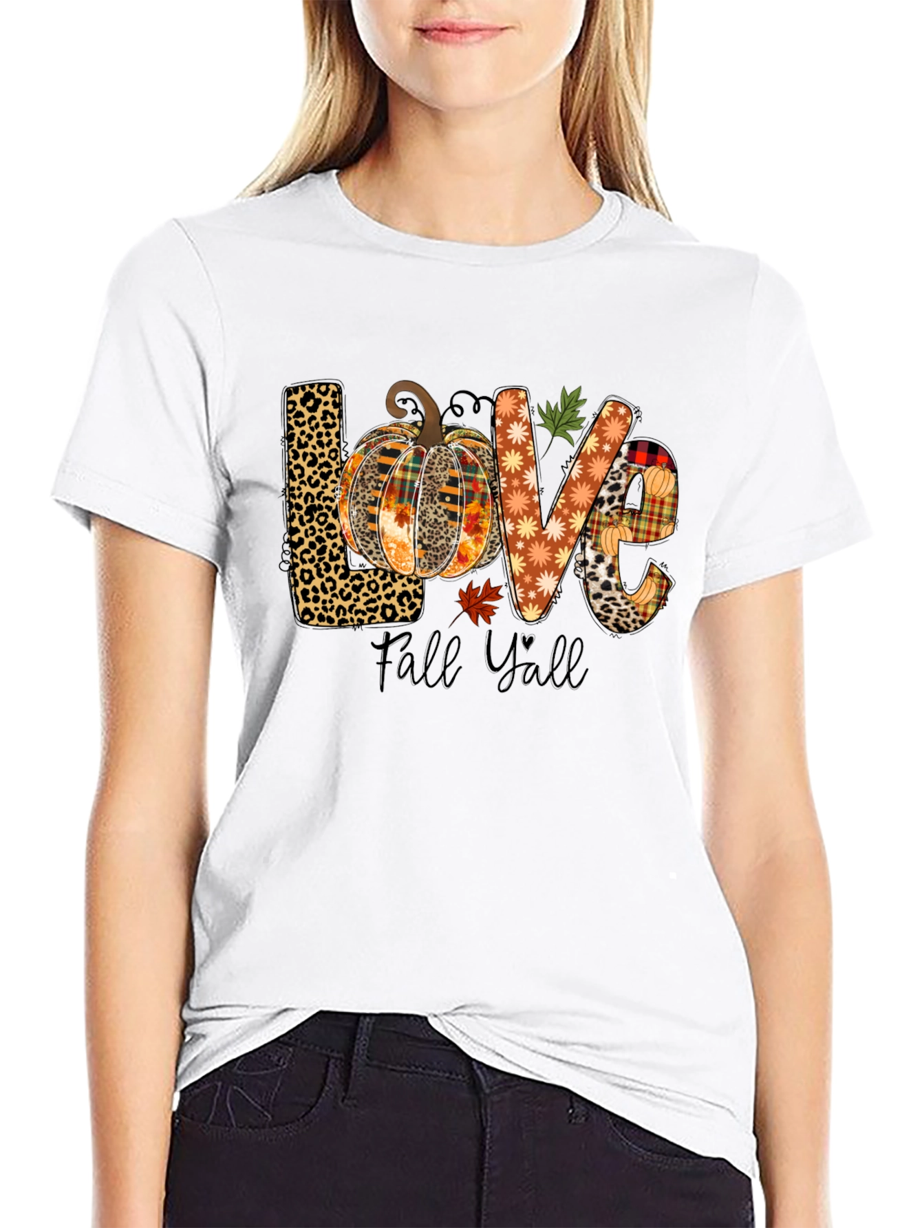 Fall Yall Love Pumpkin T-Shirt