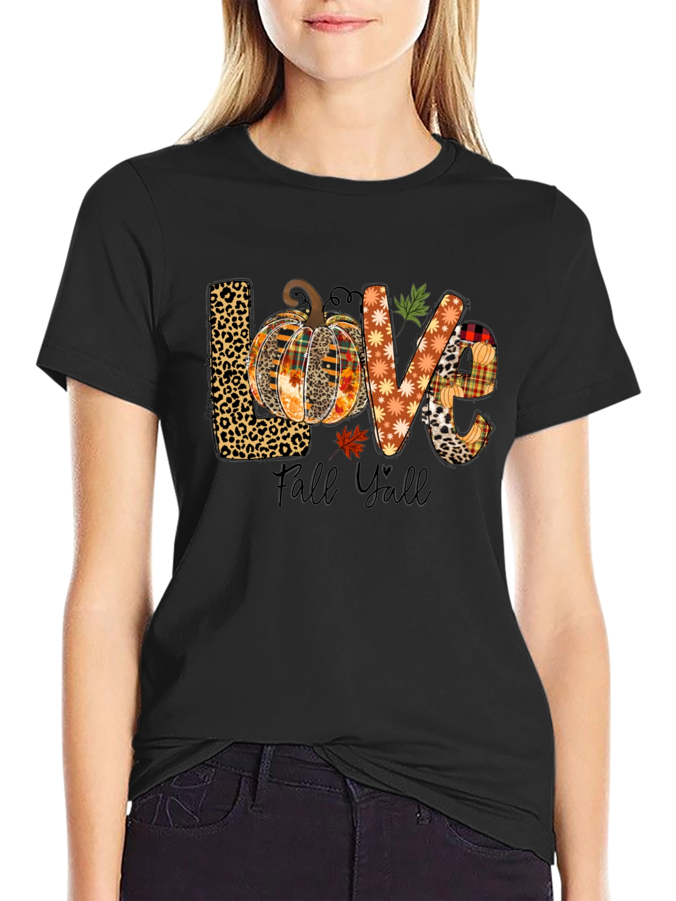 Fall Yall Love Pumpkin T-Shirt