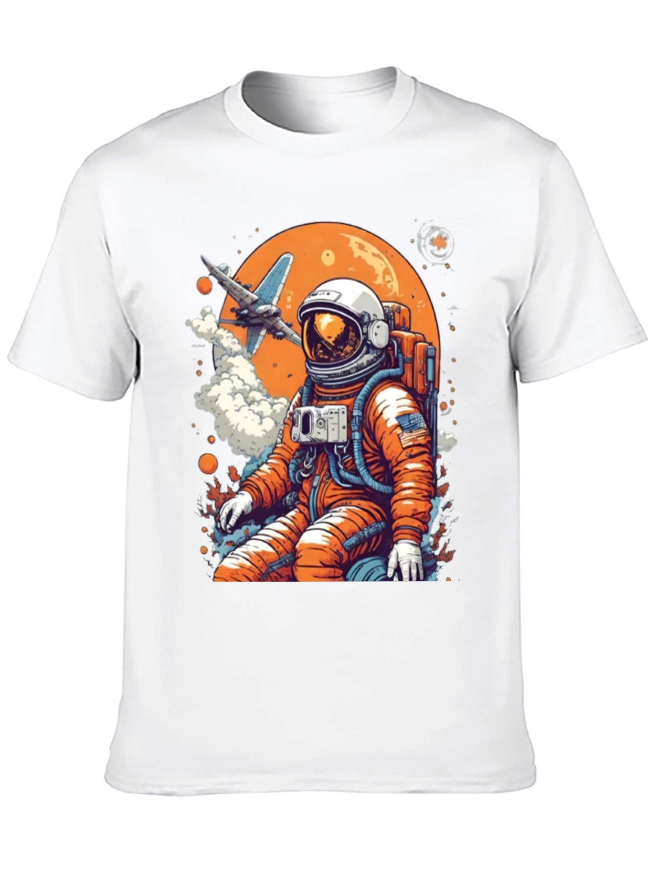 Astronaut in Space Graphic Tee - Black