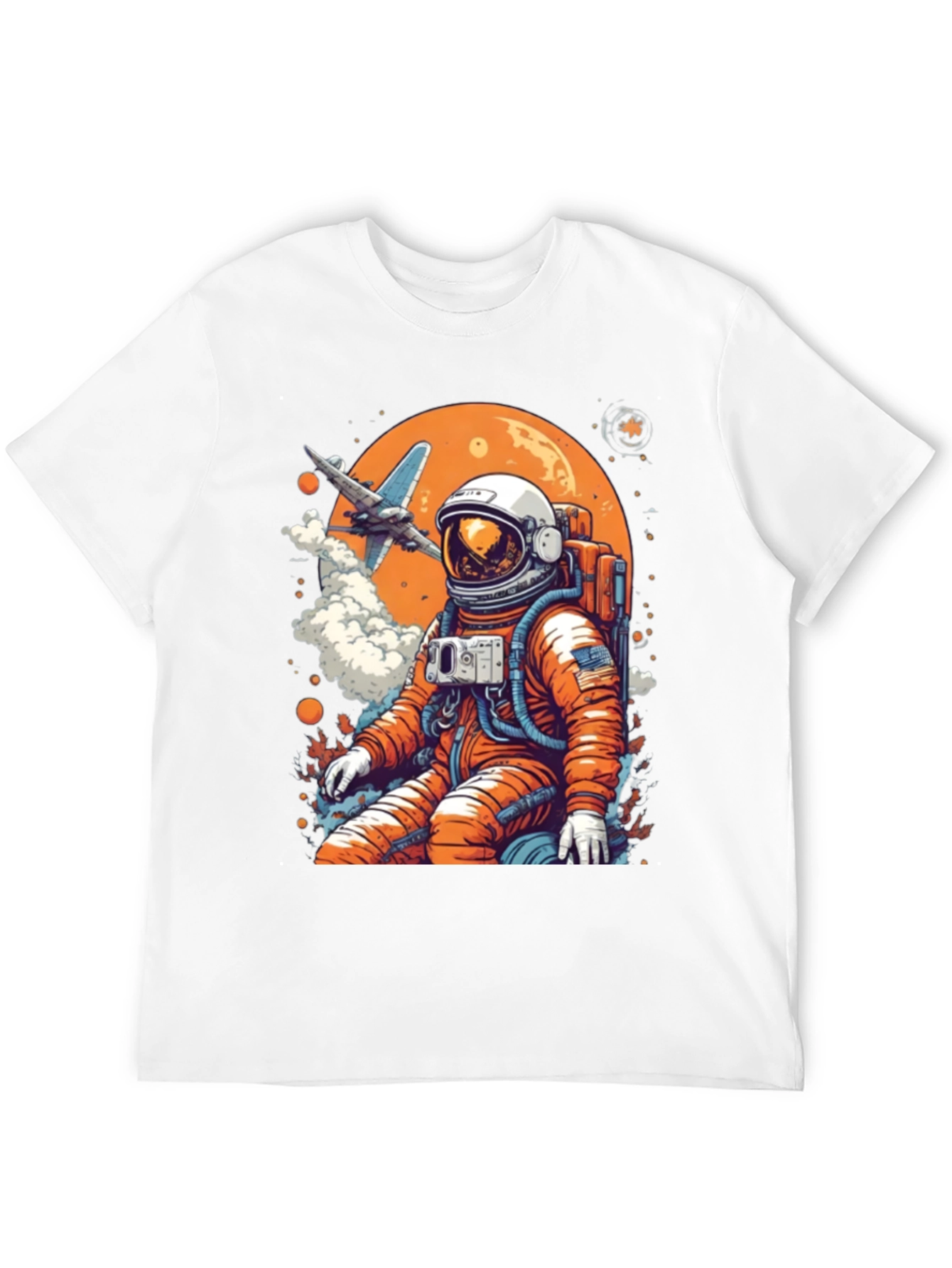 Astronaut in Space Graphic Tee - Black