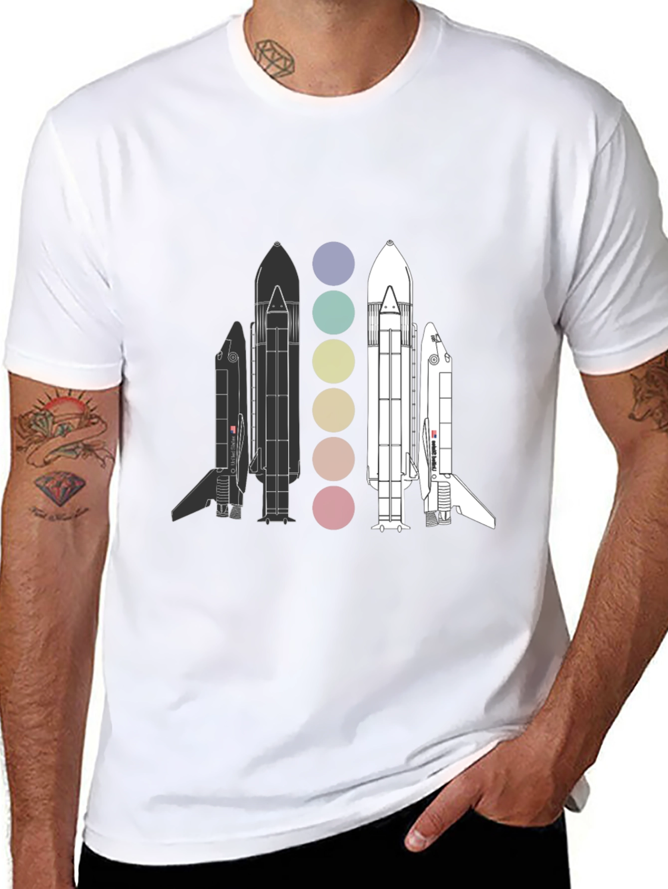 Space Shuttle Evolution T-Shirt - Astronomy Tee