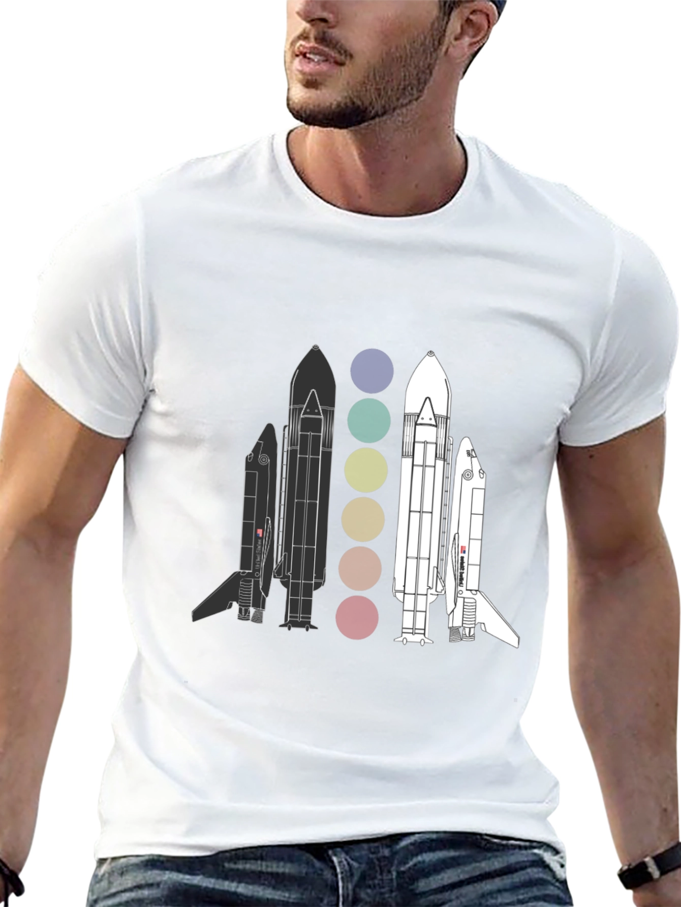 Space Shuttle Evolution T-Shirt - Astronomy Tee