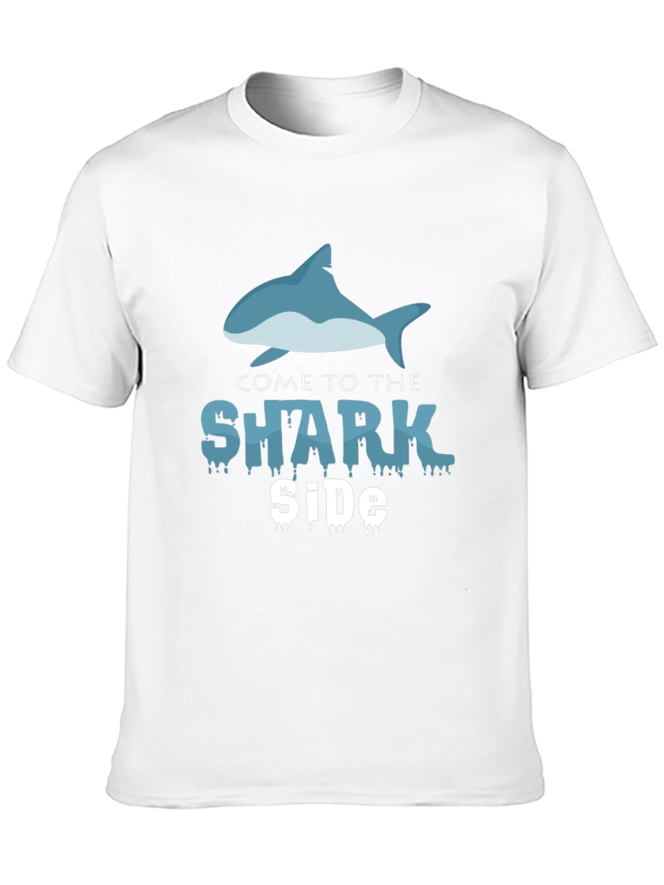 Come To The Shark Side Black T-Shirt