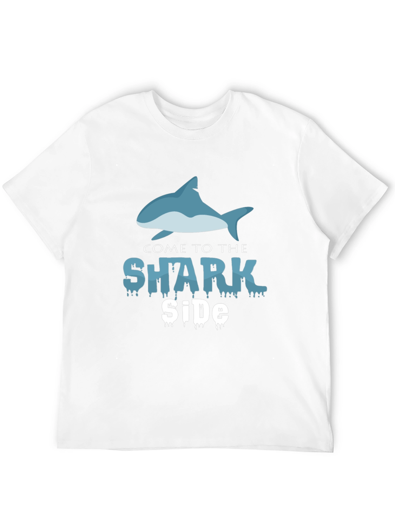Come To The Shark Side Black T-Shirt