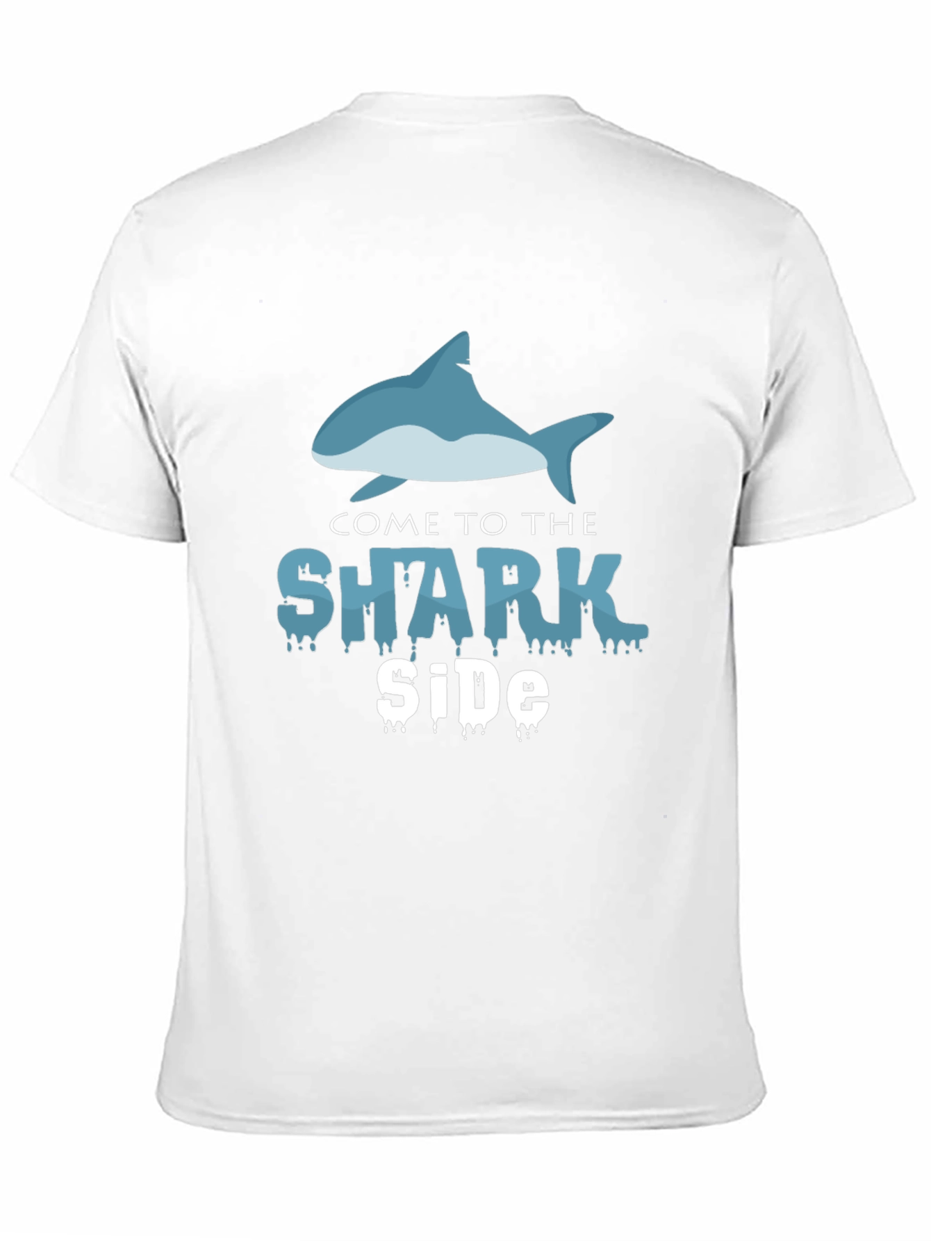Come To The Shark Side Black T-Shirt