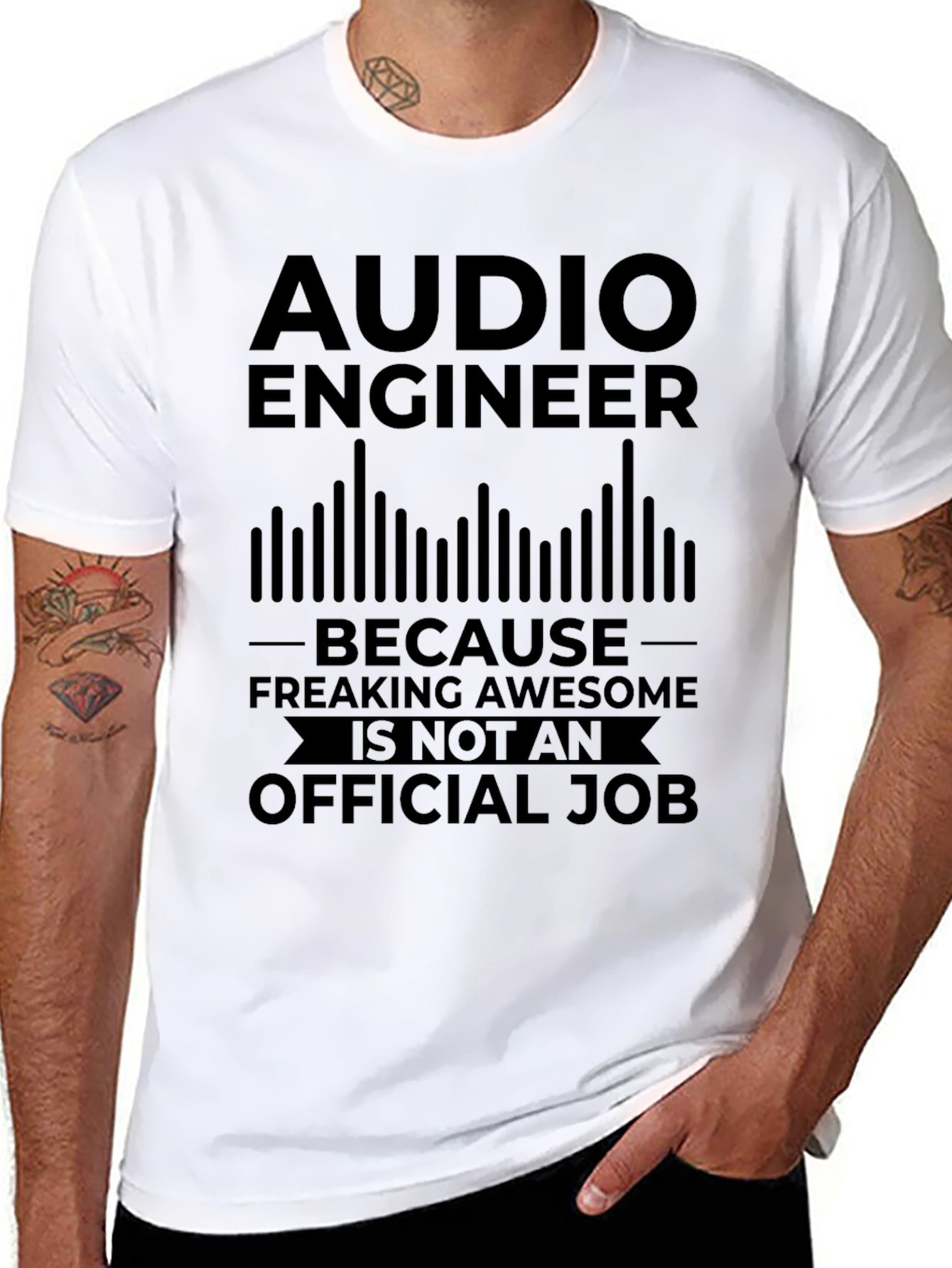 Audio Engineer T-Shirt - Freaking Awesome Job!