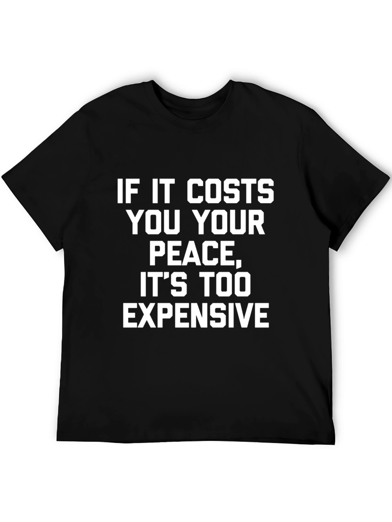 Peace Cost Graphic Tee - Relaxed Fit Cotton T-Shirt