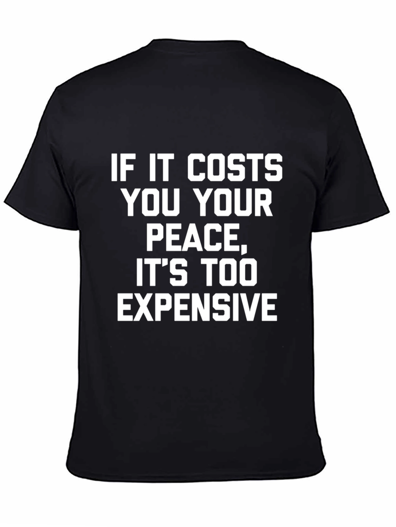 Peace Cost Graphic Tee - Relaxed Fit Cotton T-Shirt