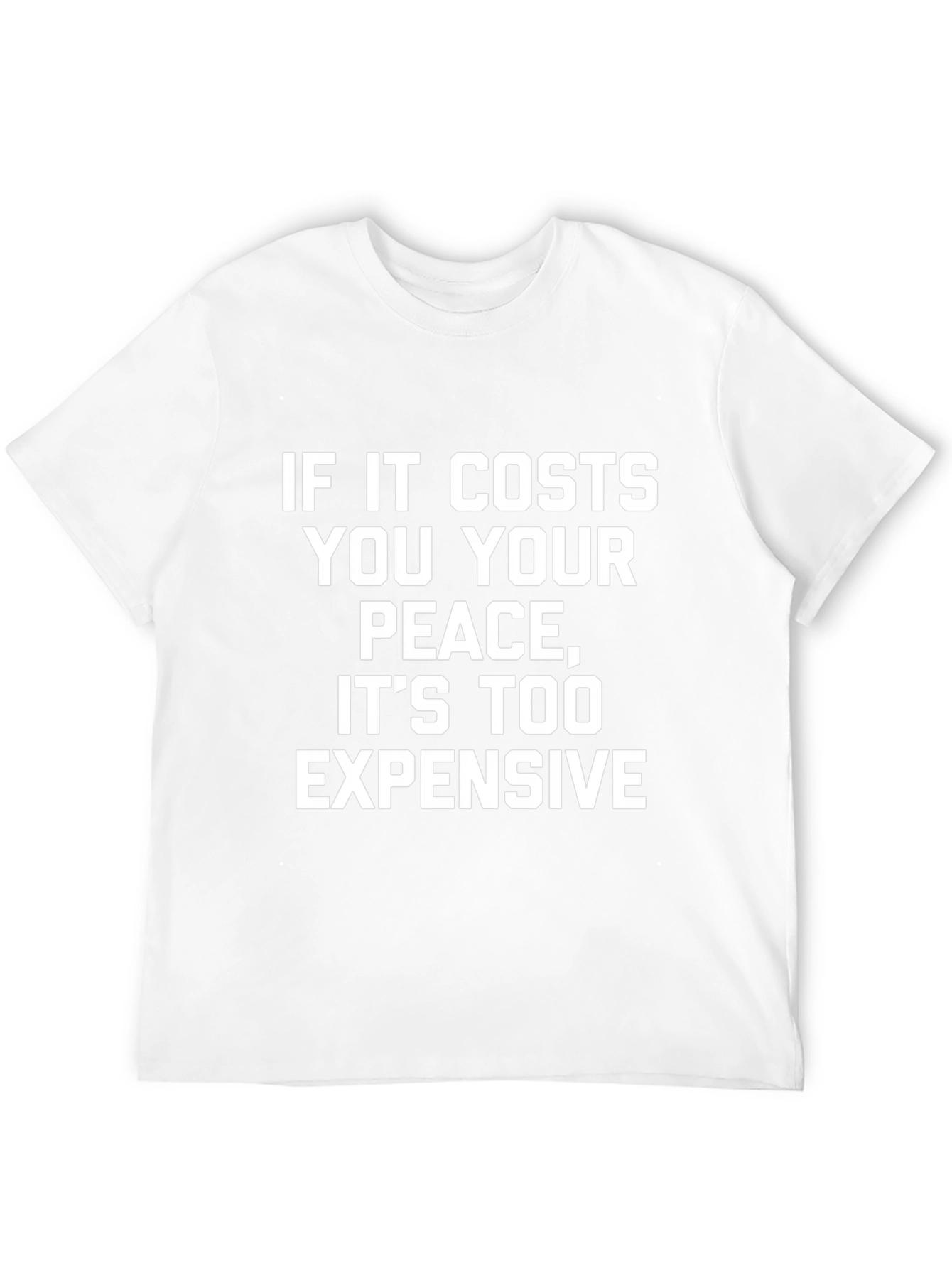 Peace Cost Graphic Tee - Relaxed Fit Cotton T-Shirt