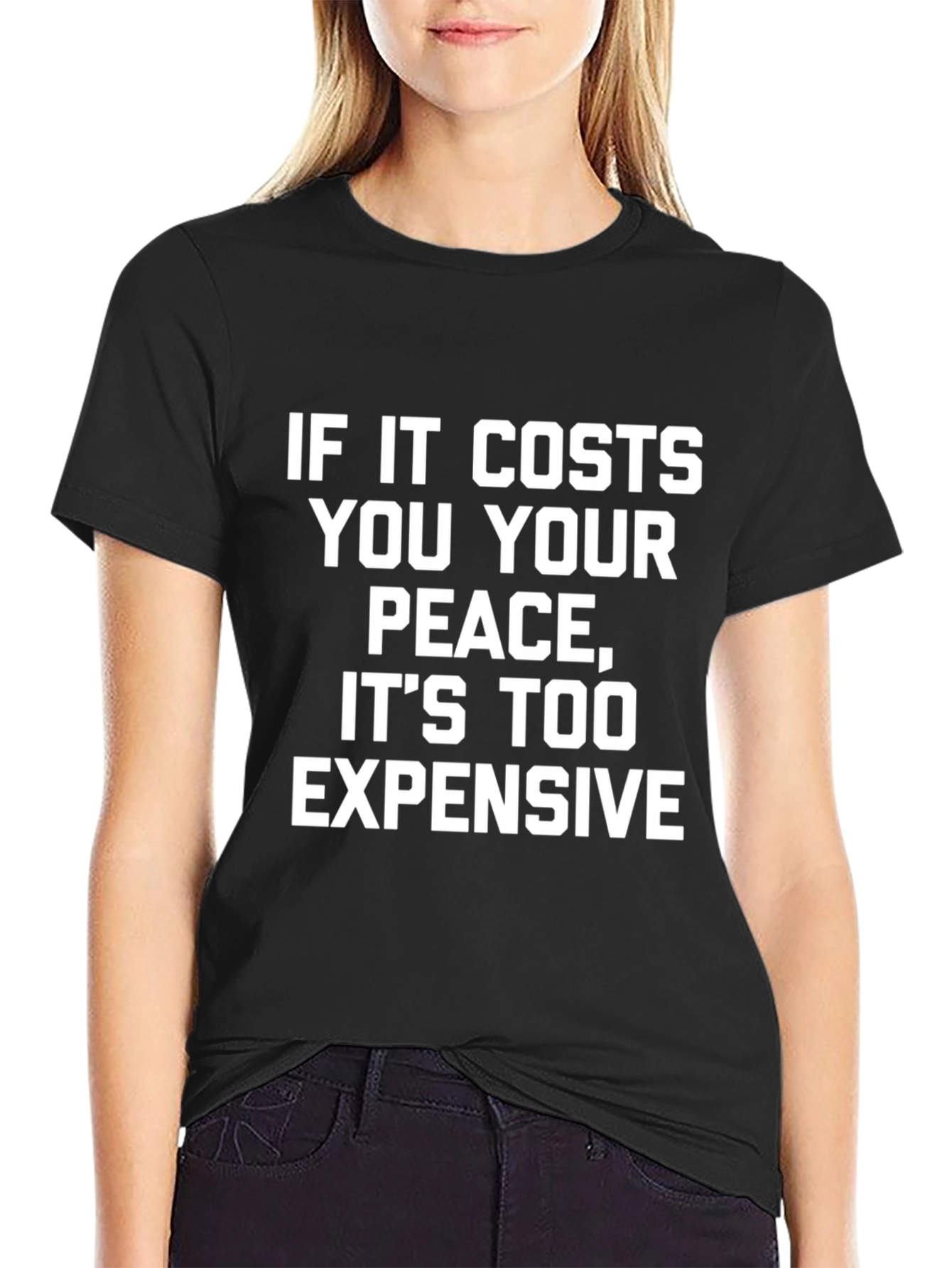 Peace Cost Graphic Tee - Relaxed Fit Cotton T-Shirt